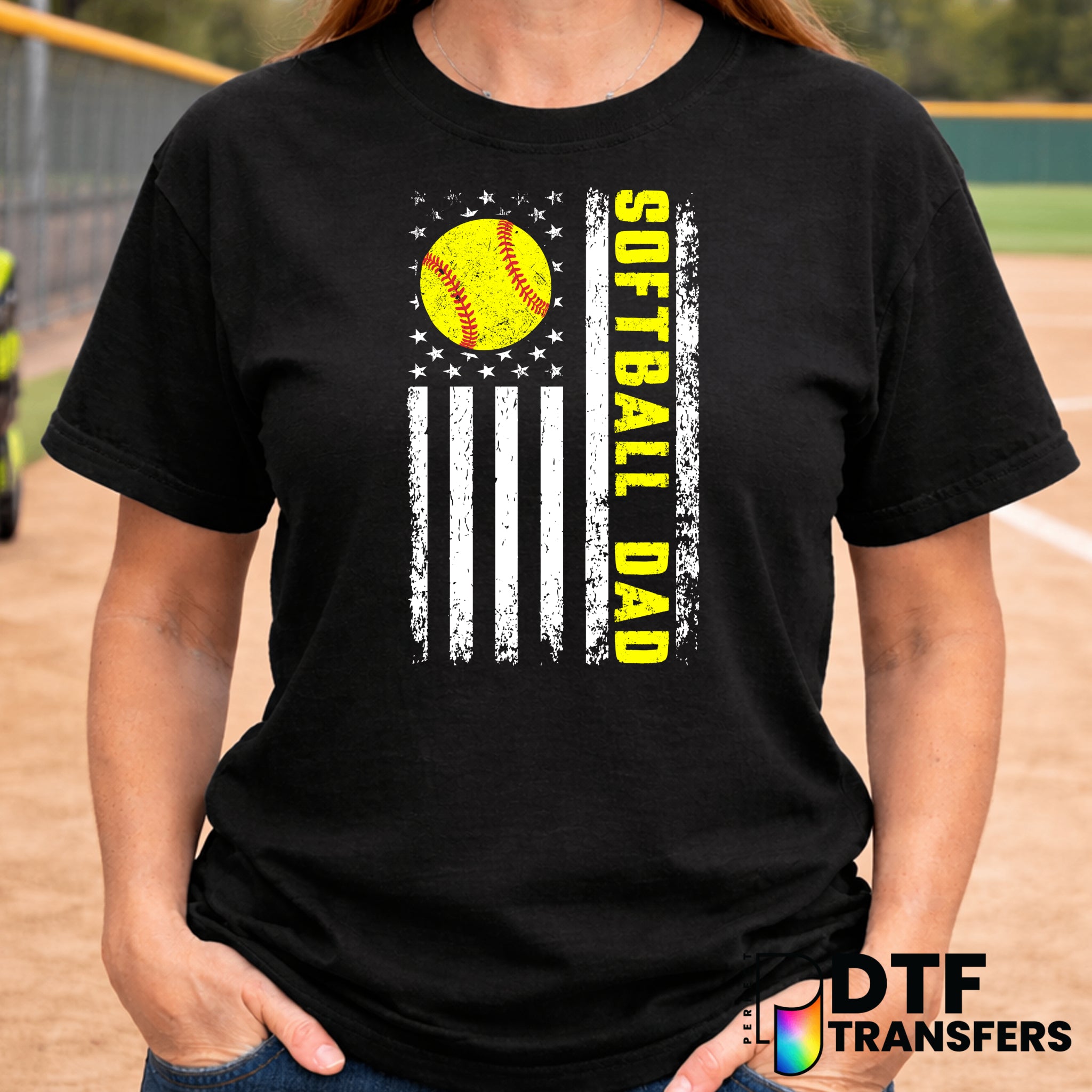 SOFTBALL DAD – Softball DTF Transfer