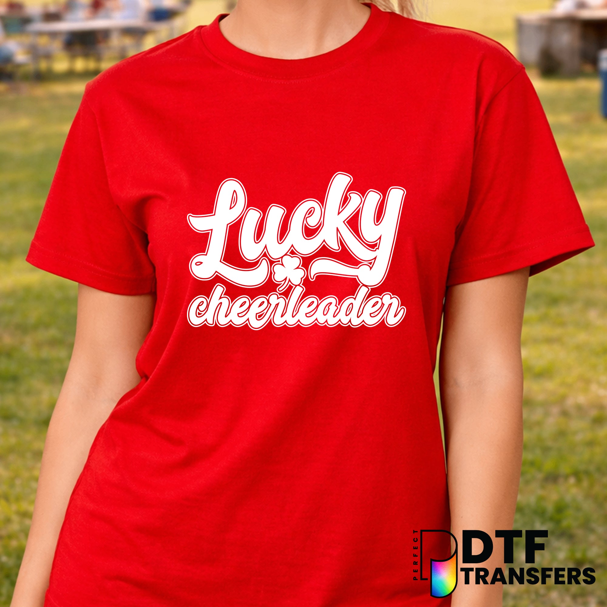 LUCKY CHEERLEADER – Cheerleading DTF Transfer