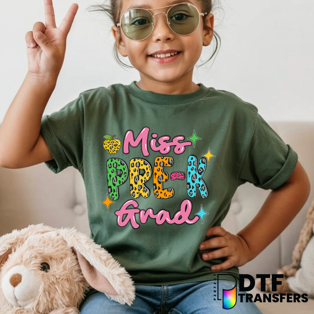 Miss Pre-K Grad Pre K – Teacher DTF Transfer