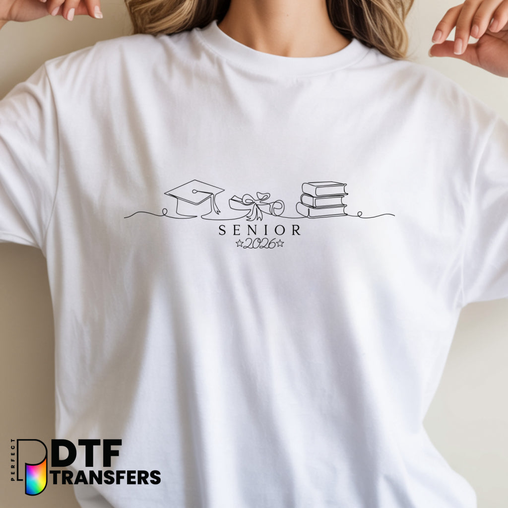 Graduation Cap Diploma Books – Teacher DTF Transfer