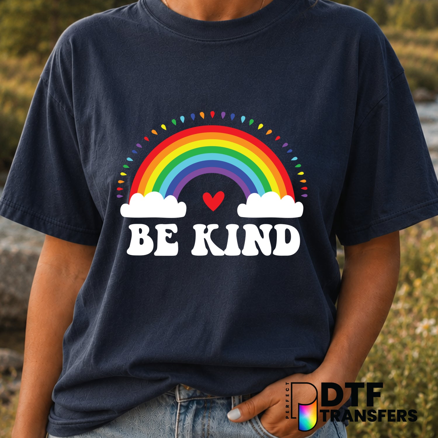 Be Kind – Anti-Bullying DTF Transfer (view 1 of 2) – by Perfect DTF Transfers – Premade DTF Transfers – Anti-Bullying, Kin...