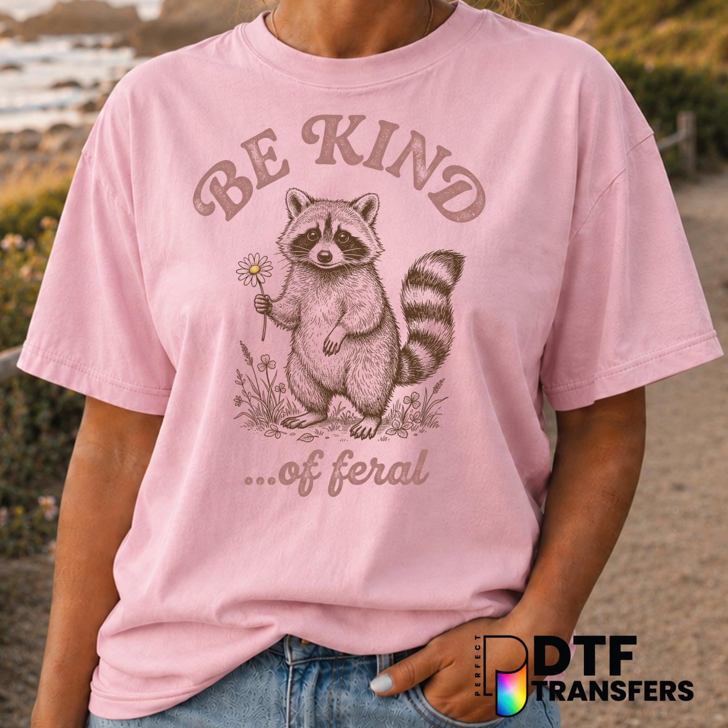 Be Kind of Feral – Anti-Bullying DTF Transfer (view 2 of 2) – by Perfect DTF Transfers – Premade DTF Transfers – Anti-Bull...