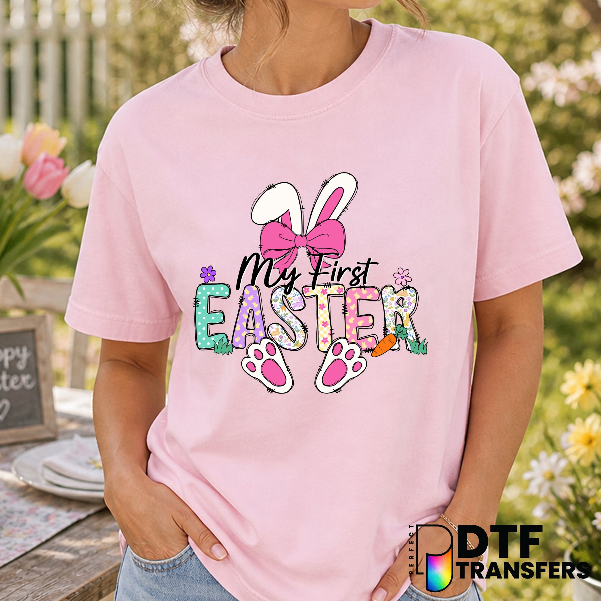 My First Easter – Easter DTF Transfer