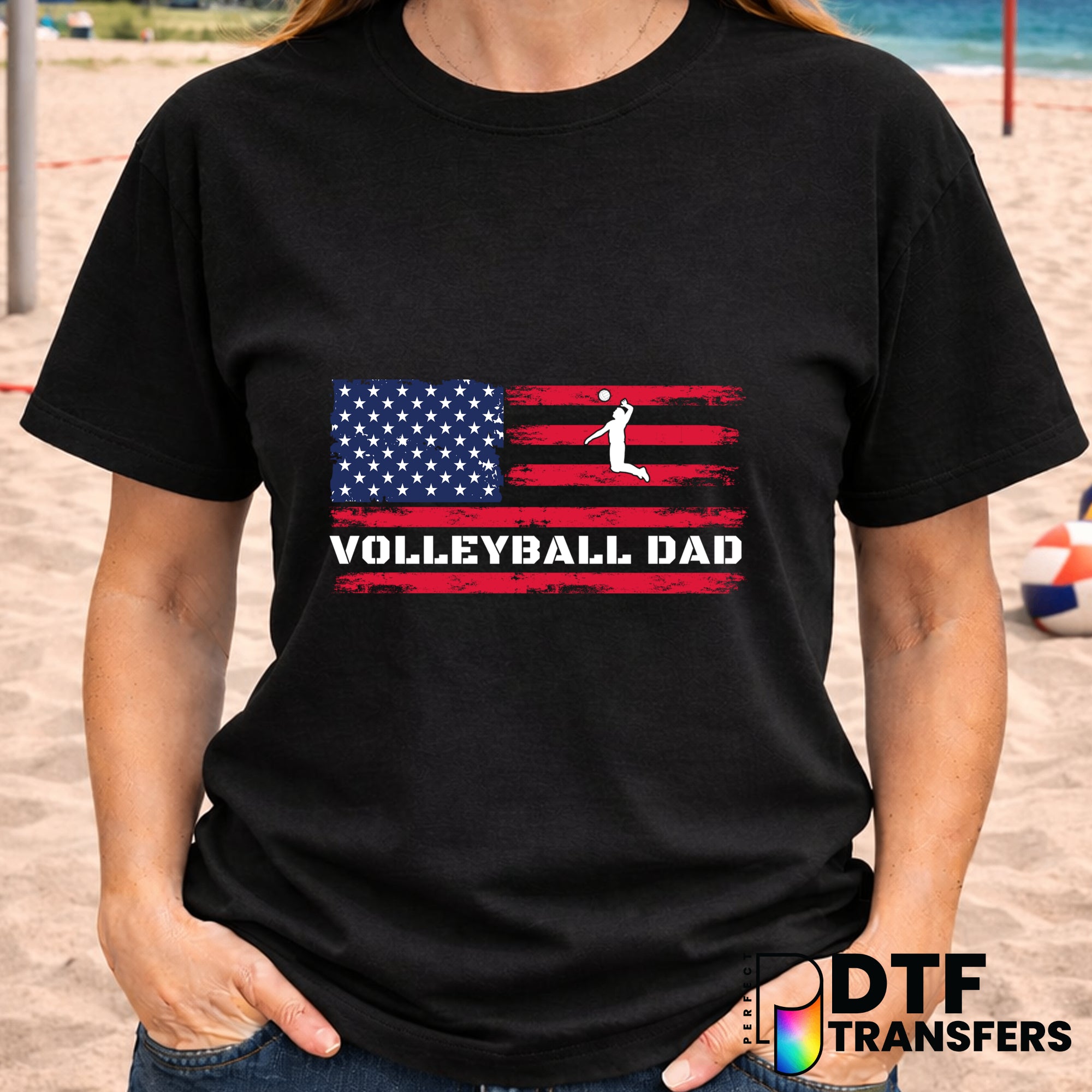 Volleyball Dad SPIKE IT – Volleyball DTF Transfer
