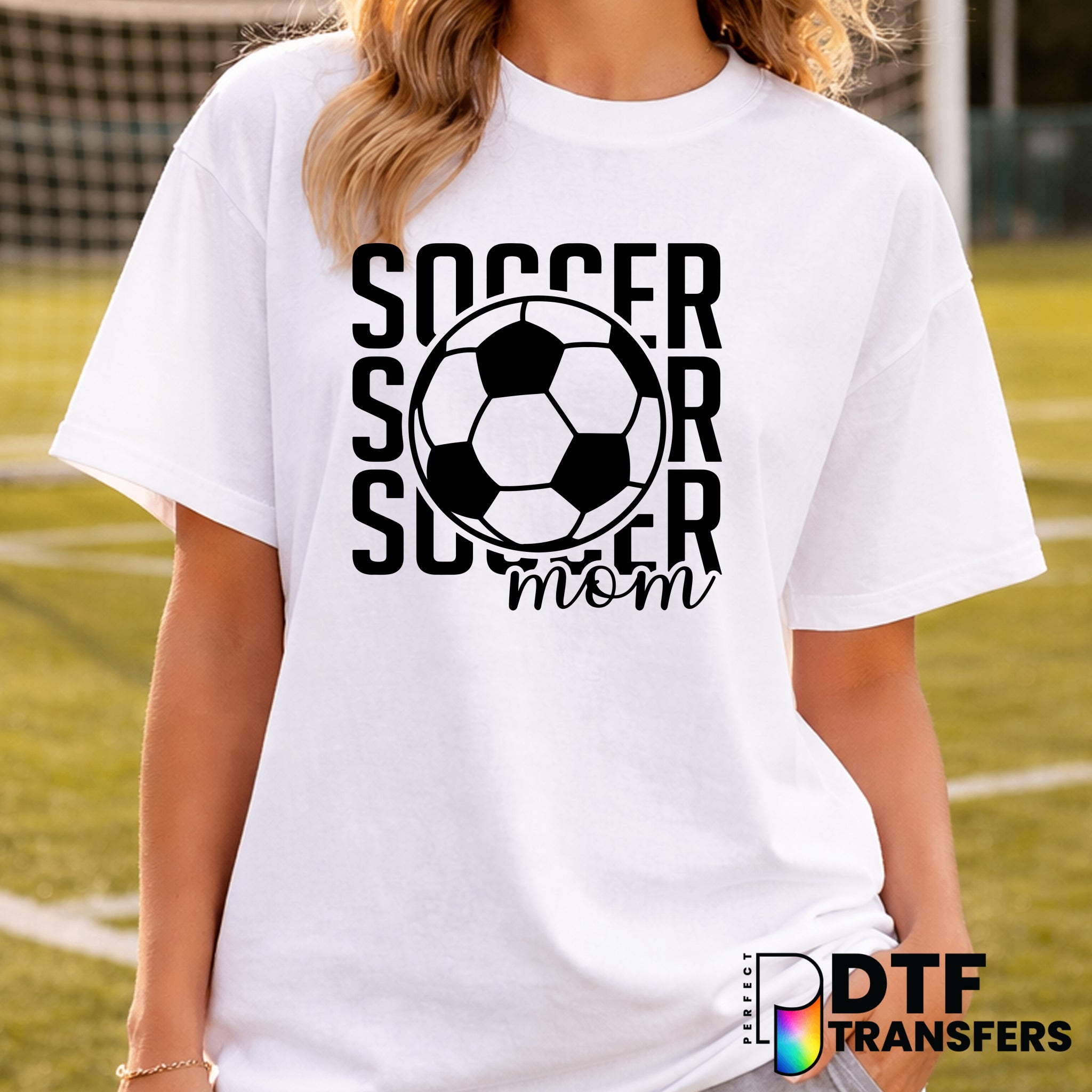 Soccer Mom – Soccer DTF Transfer