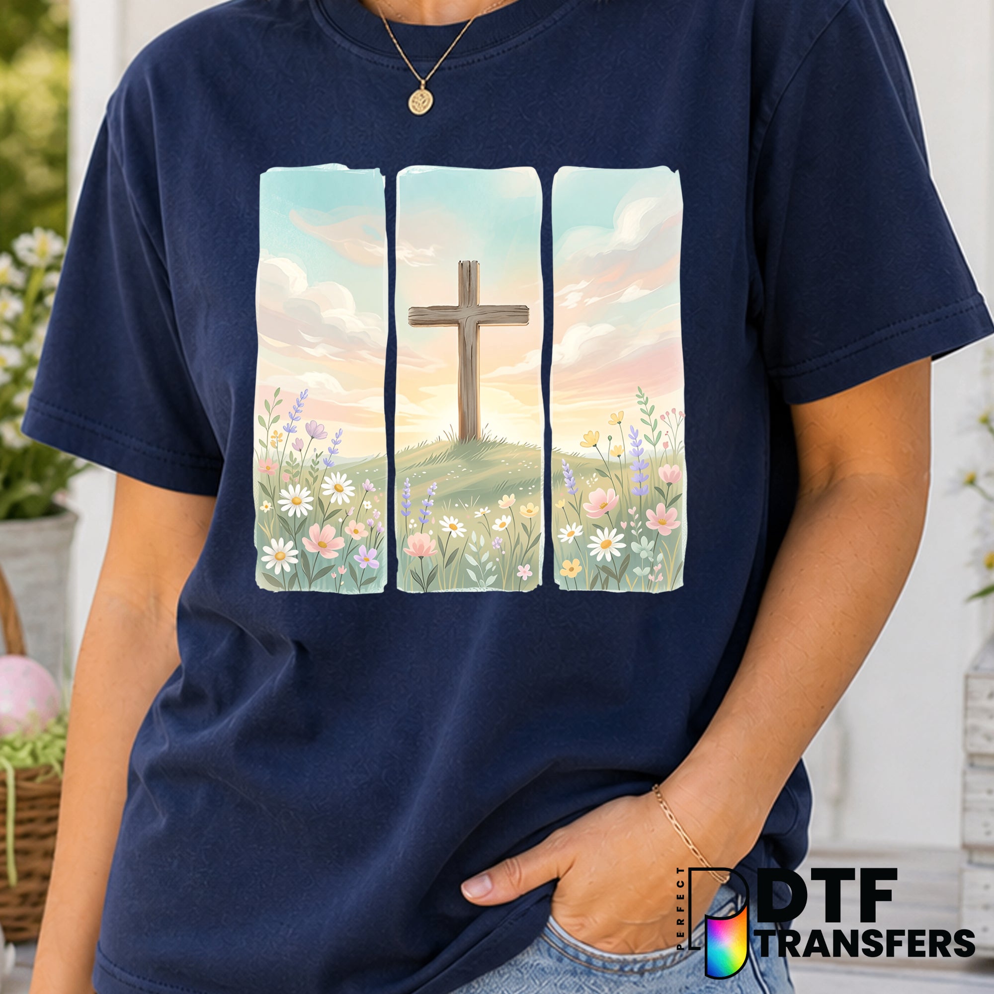 He Is Risen – Easter DTF Transfer