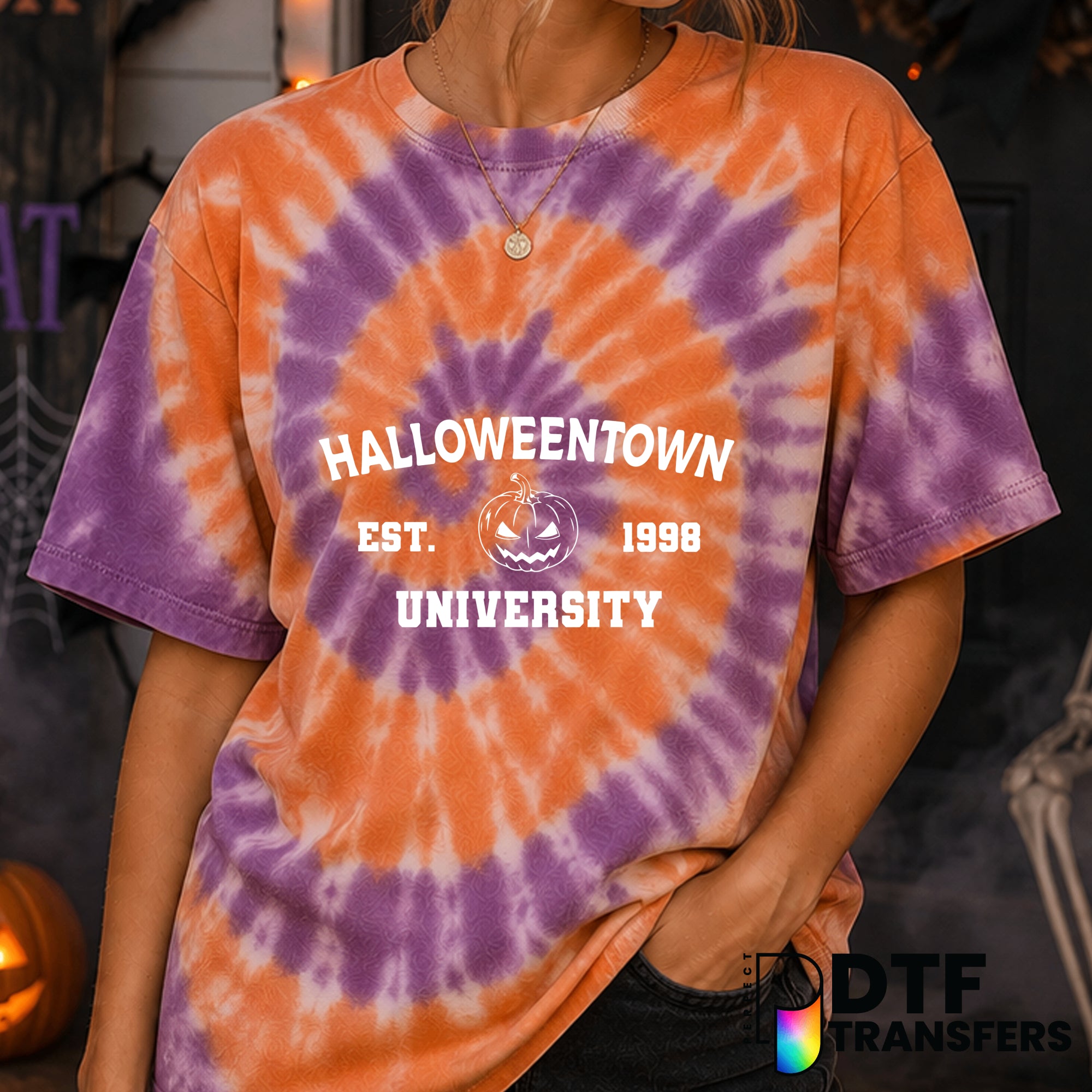 Halloweentown Pumpkin – Halloween DTF Transfer