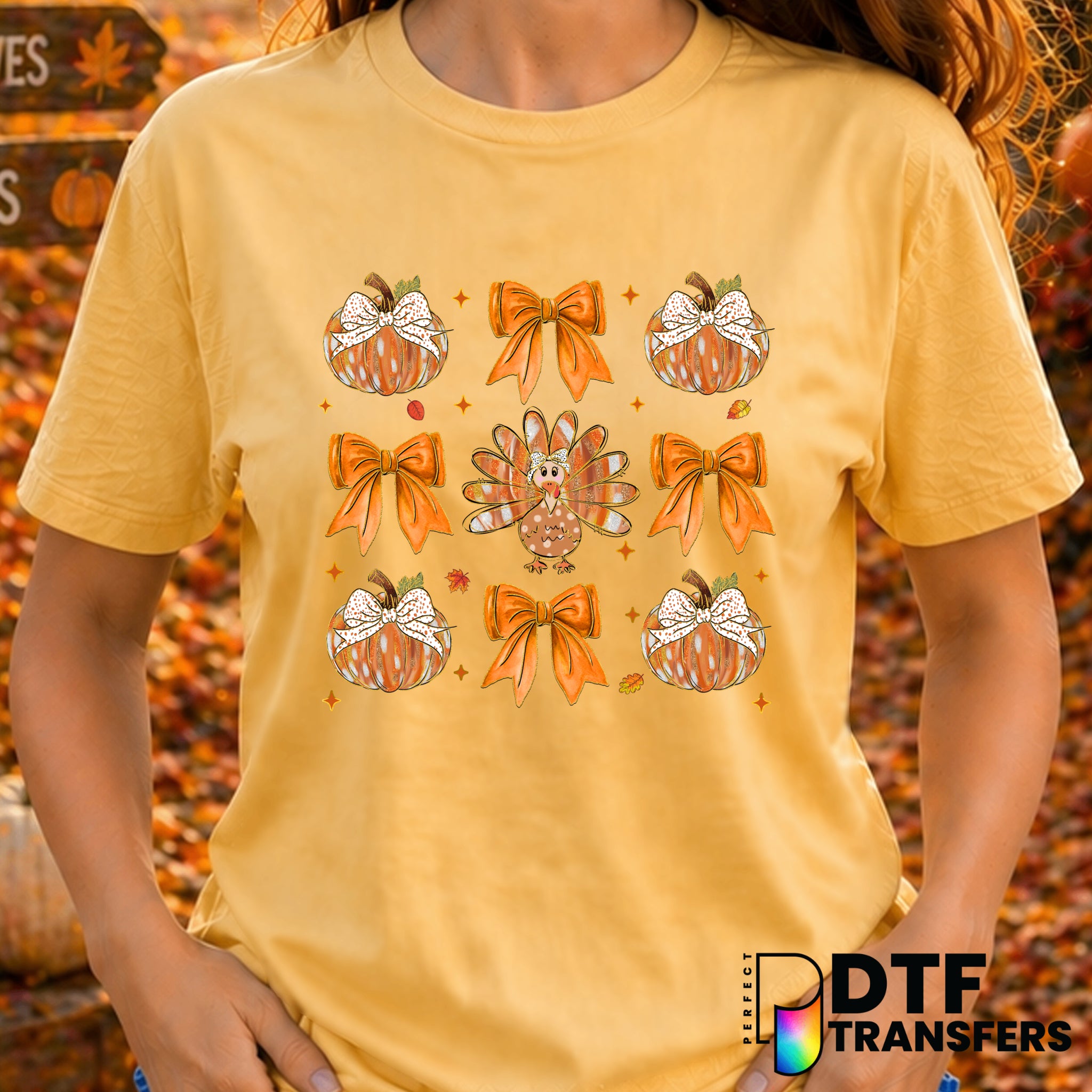 Gobble Til You Wobble – Thanksgiving DTF Transfer