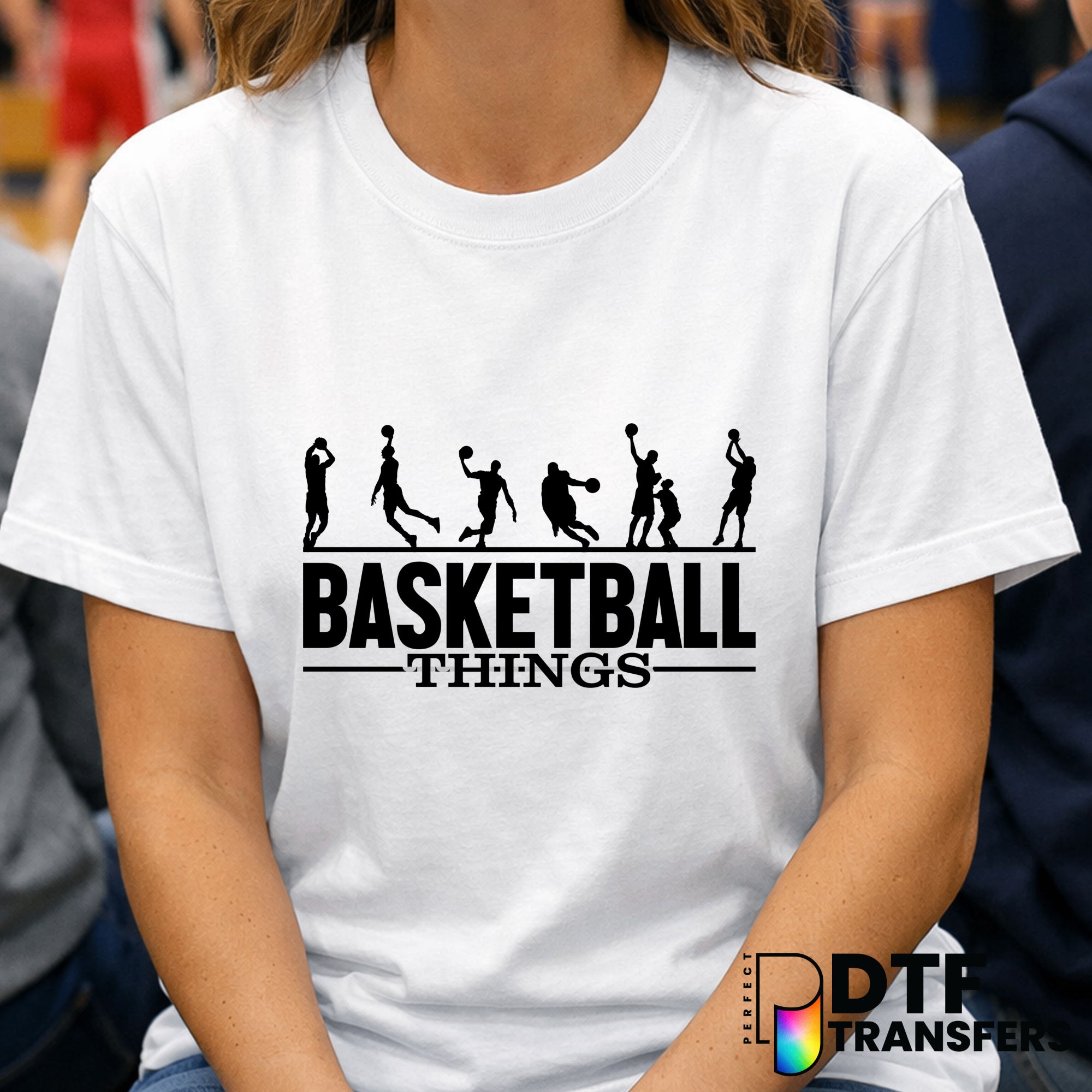 Classic Basketball Motif – DTF Transfer
