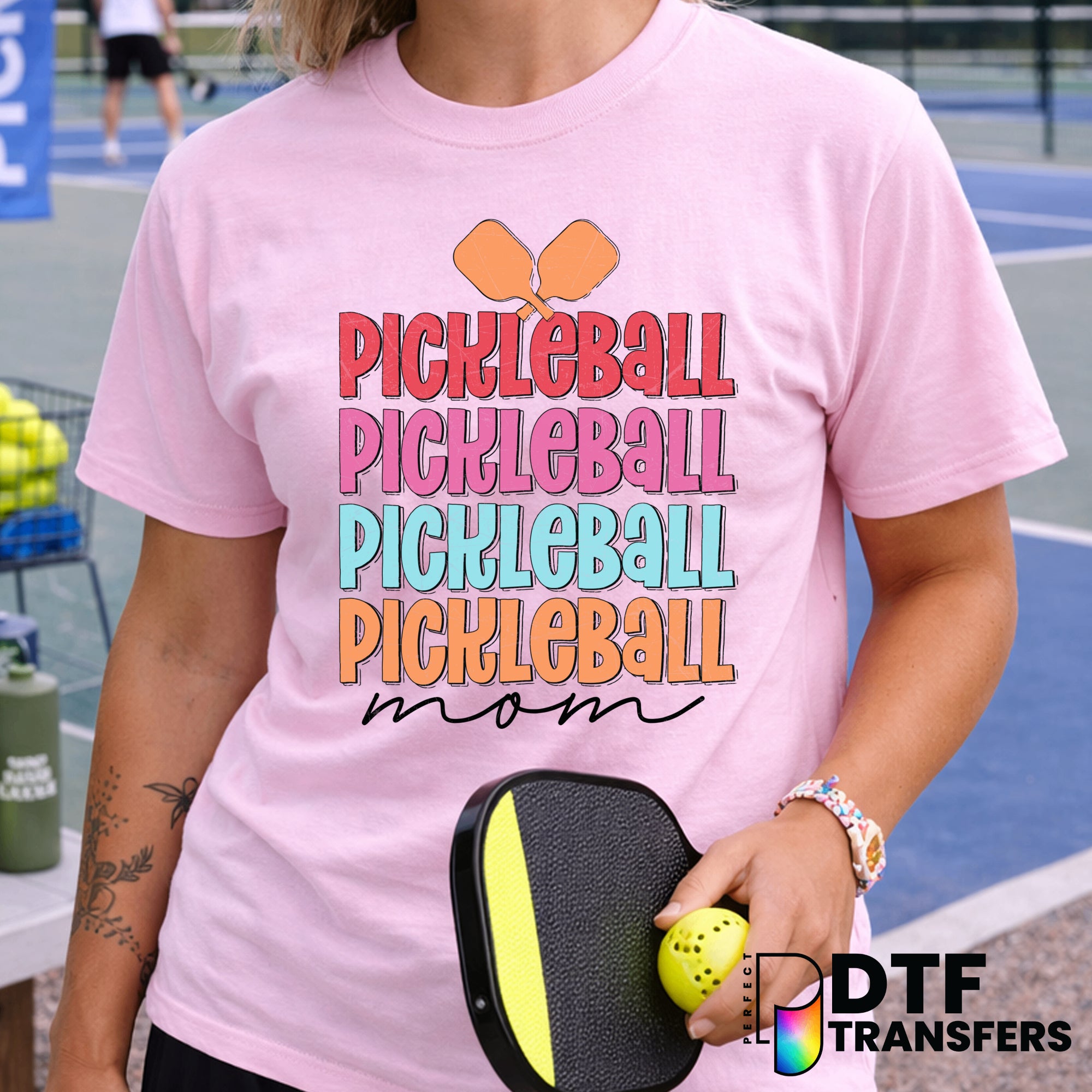 Pickleball Mom – Pickleball DTF Transfer