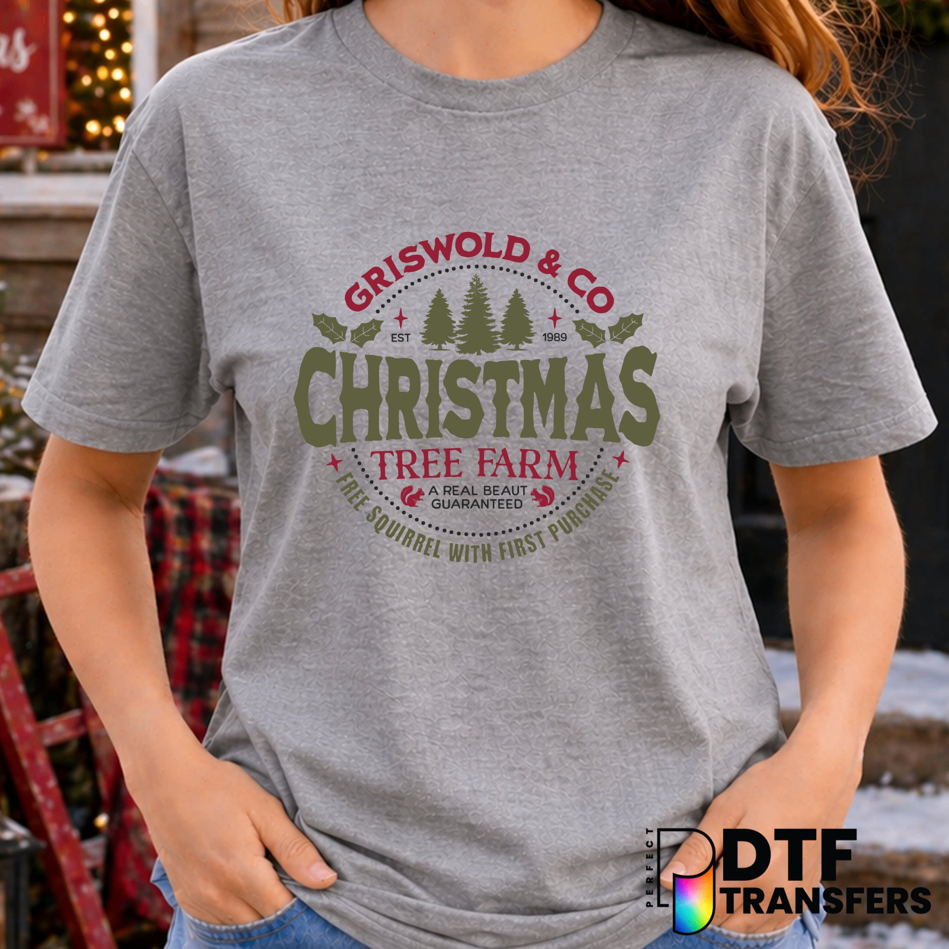 Griswold and Co Christmas Tree Farm – Christmas DTF Transfer