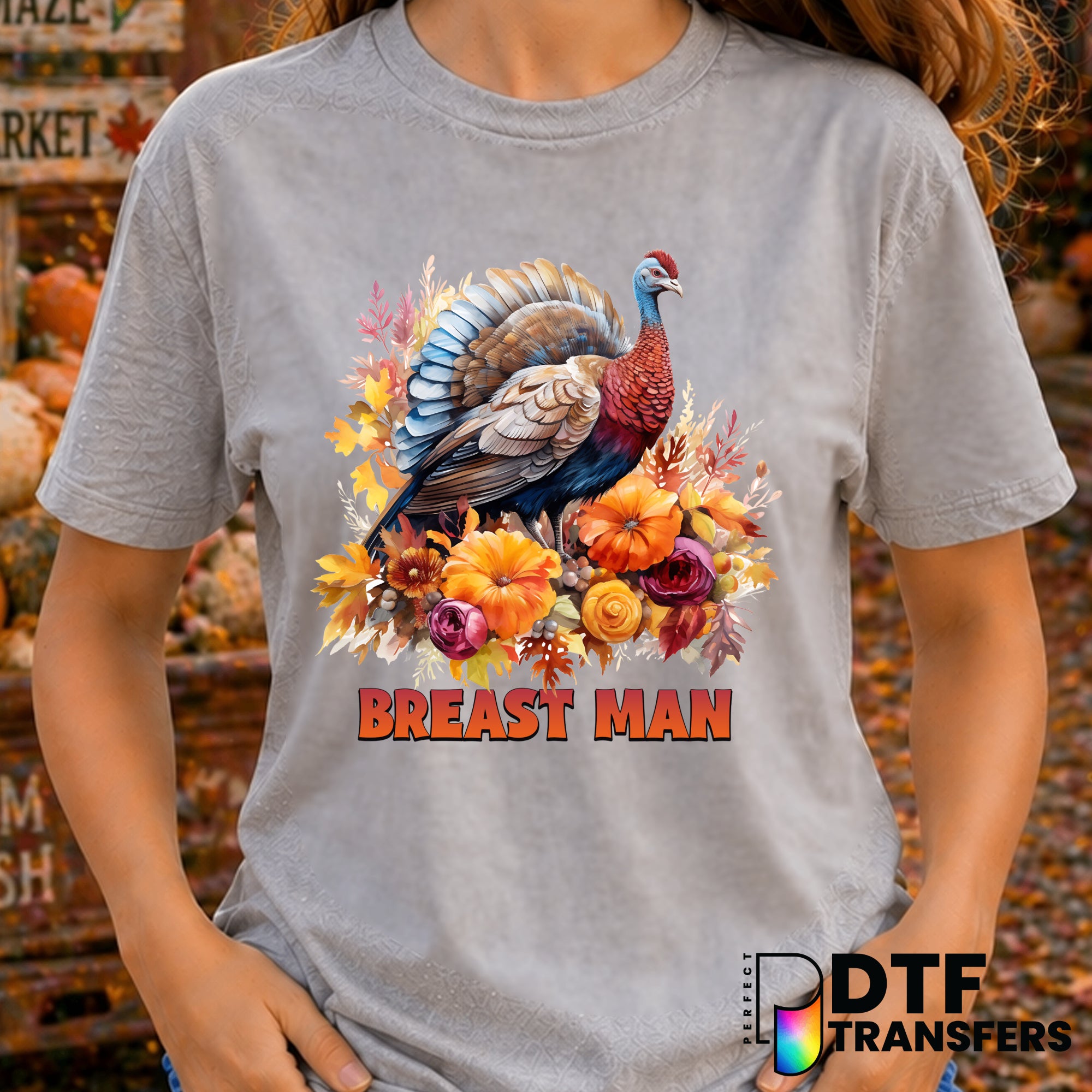 Breast Man – Thanksgiving DTF Transfer