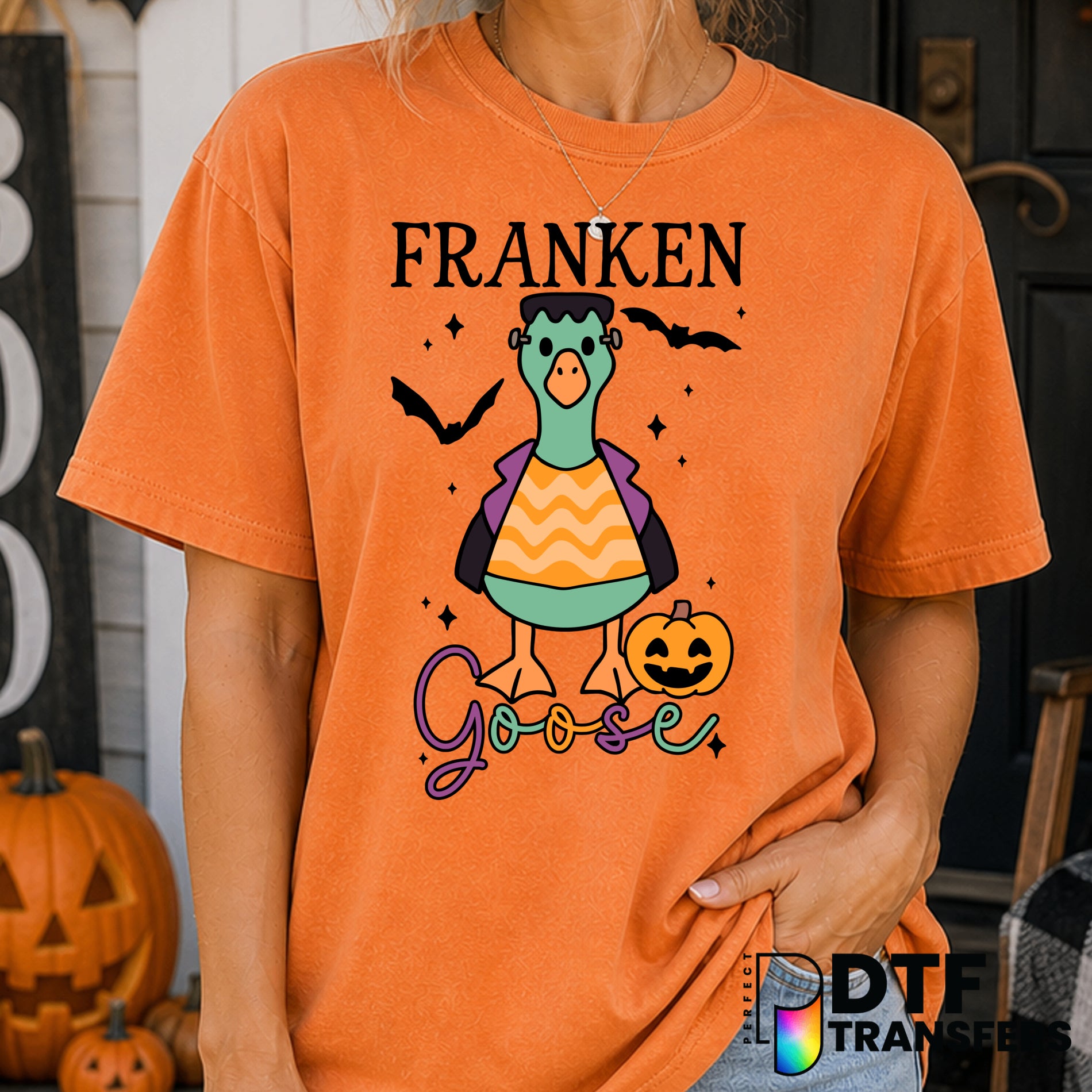 Franken Goose – Halloween DTF Transfer