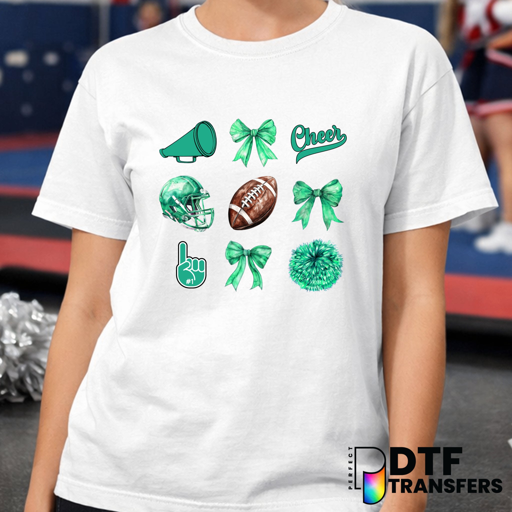 Cheer Football – Cheerleading DTF Transfer