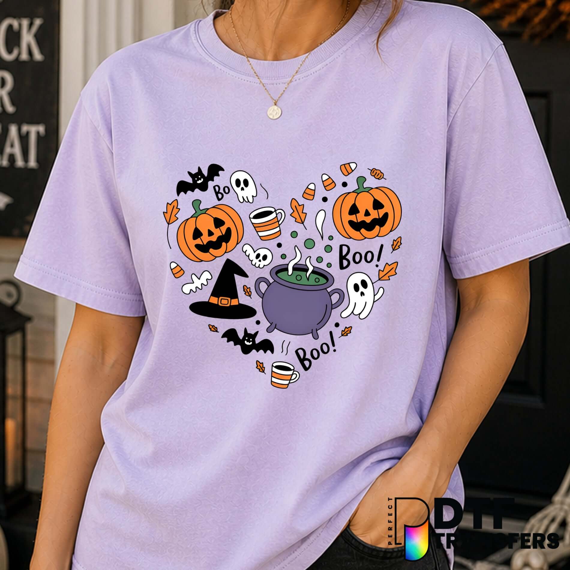BOO – Halloween DTF Transfer