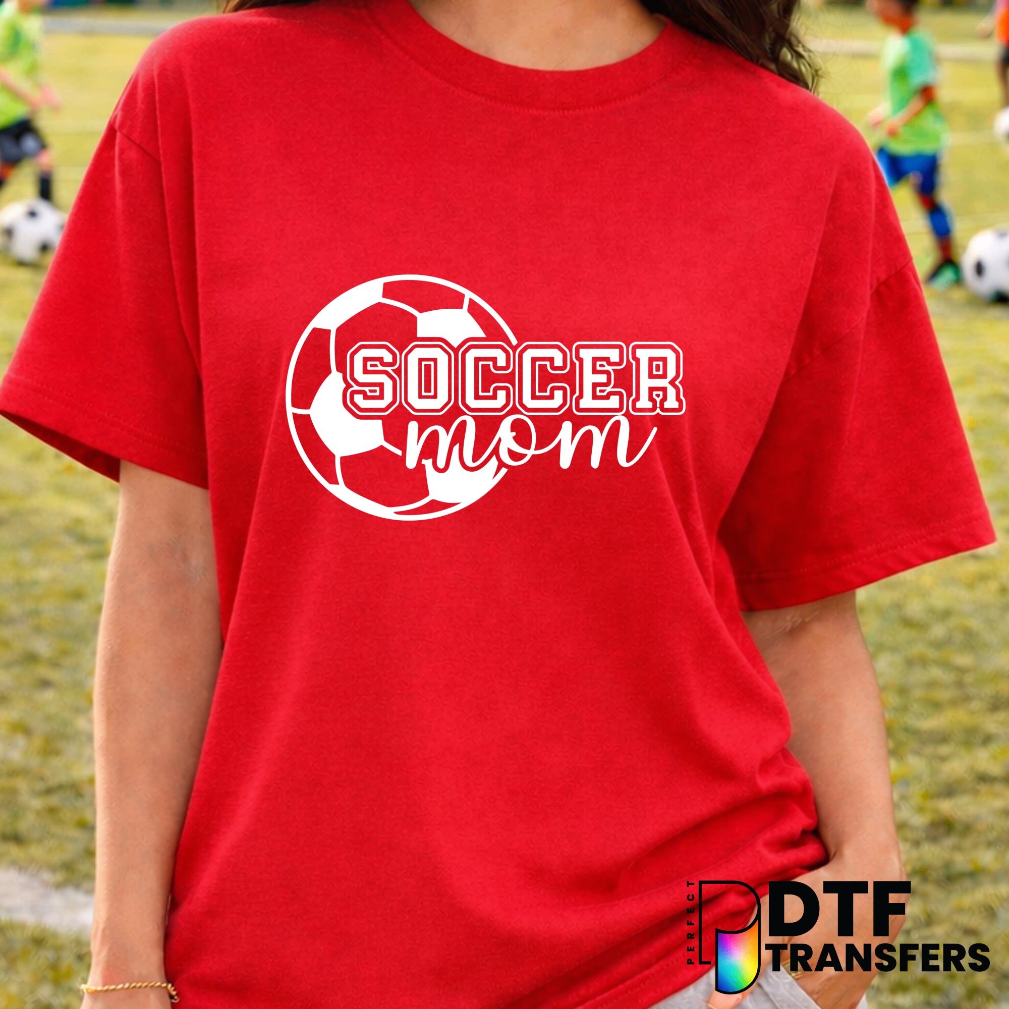 Soccer Mom – Soccer DTF Transfer