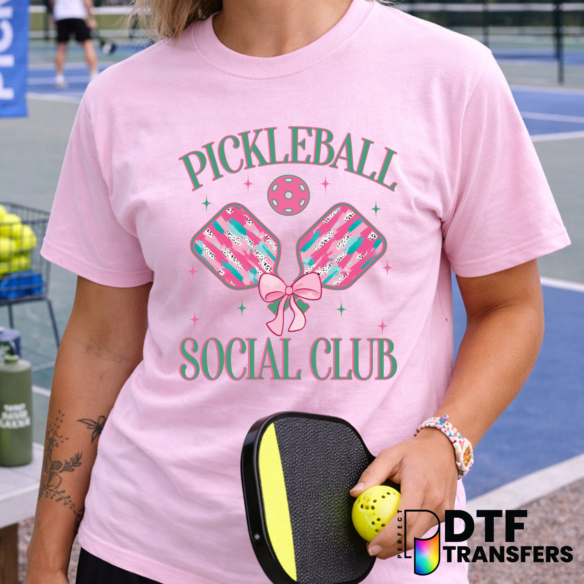 Pickleball Social Club – Pickleball DTF Transfer