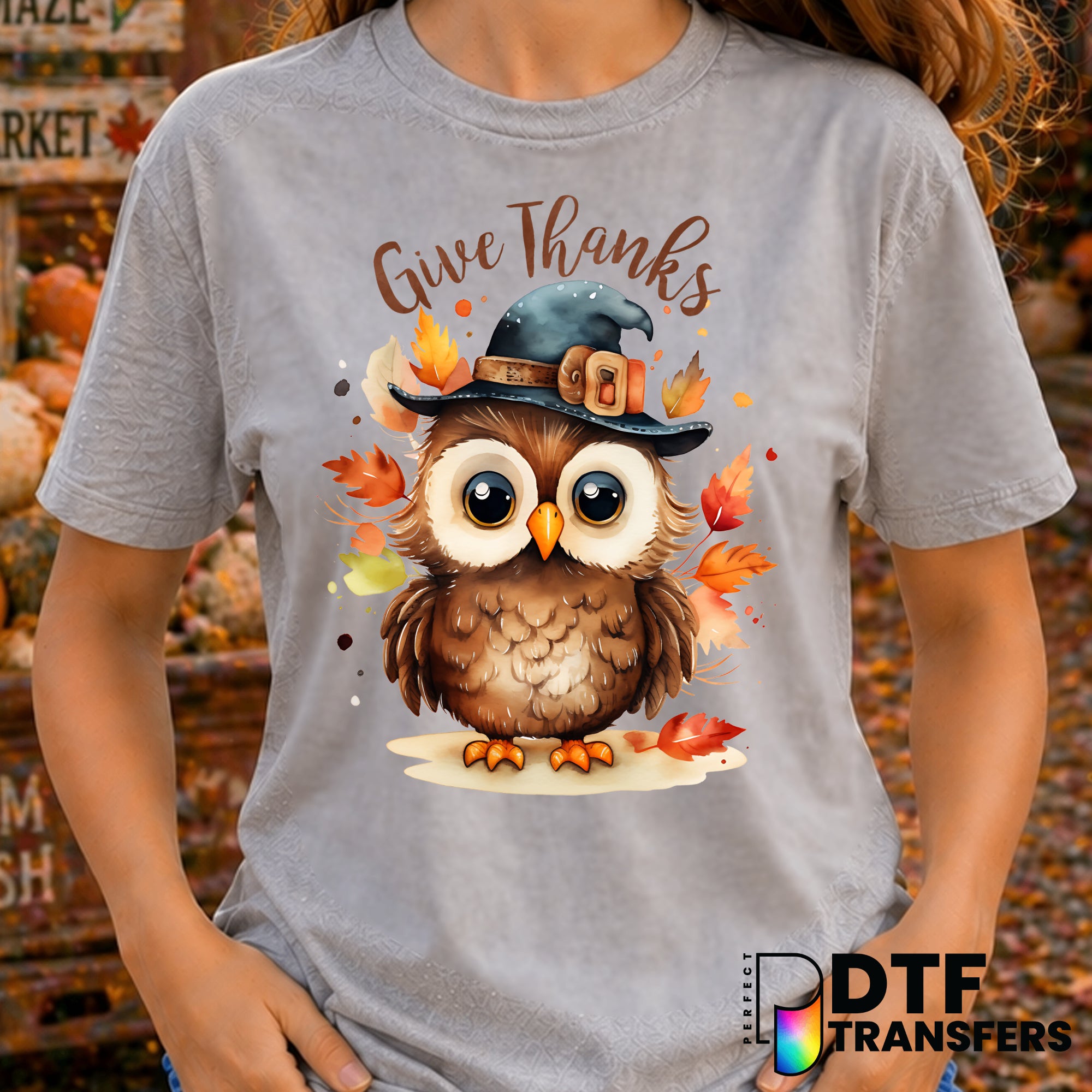 Giving Thanks – Thanksgiving DTF Transfer