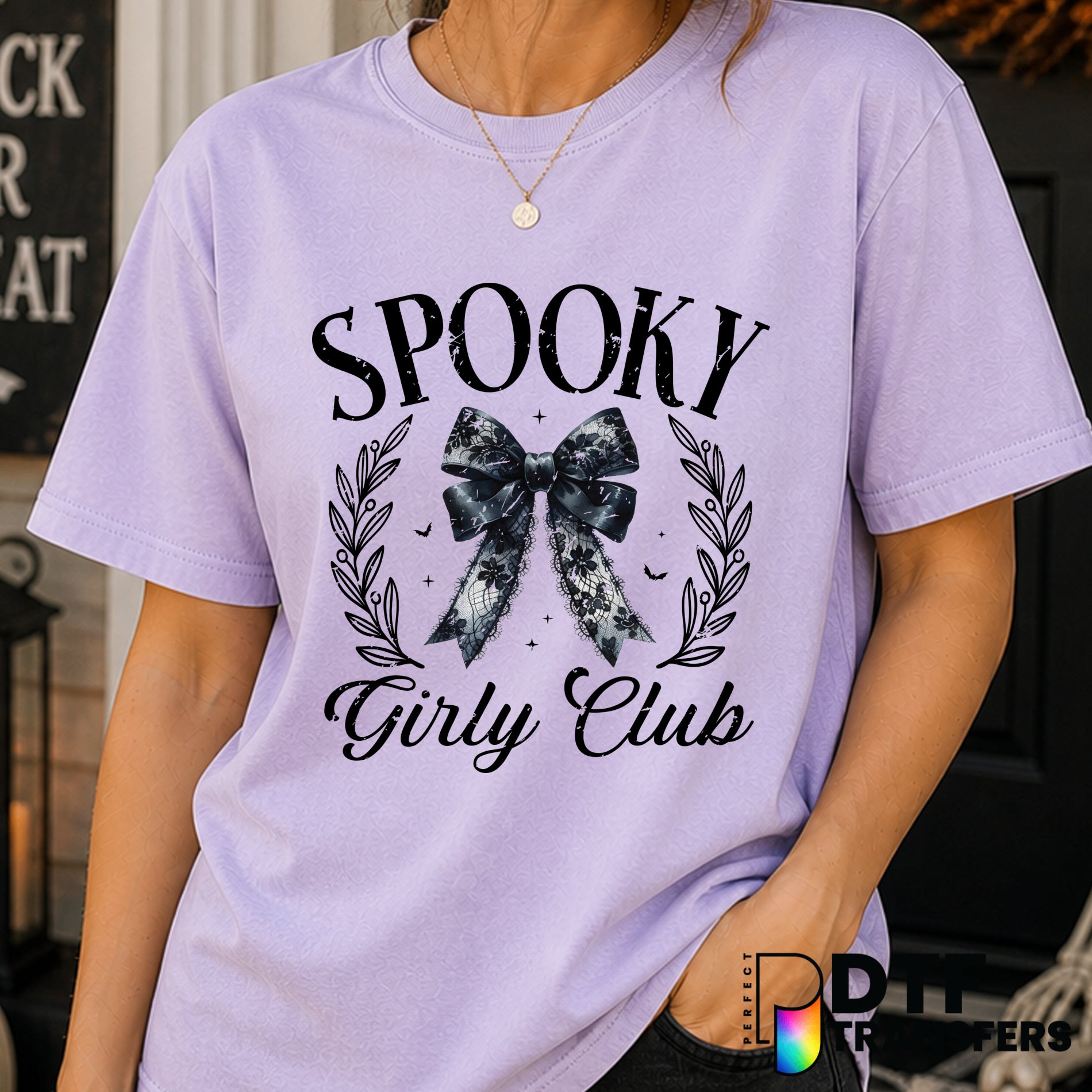 Spooky Girly Club – Halloween DTF Transfer