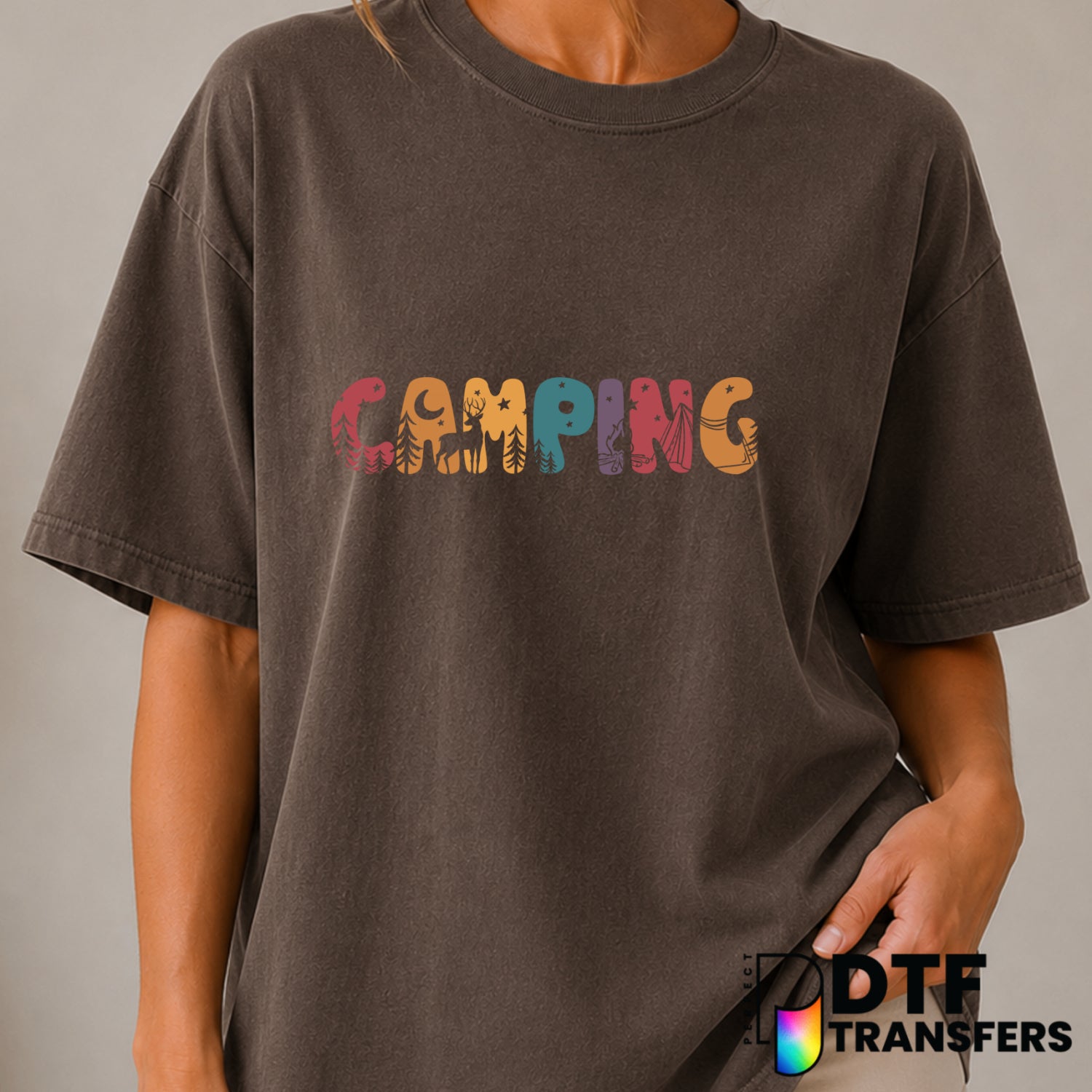 CAMPING LAKE LIFE – Camping DTF Transfer (view 2 of 2) – by Perfect DTF Transfers – Premade DTF Transfers – Camping, Outdoor