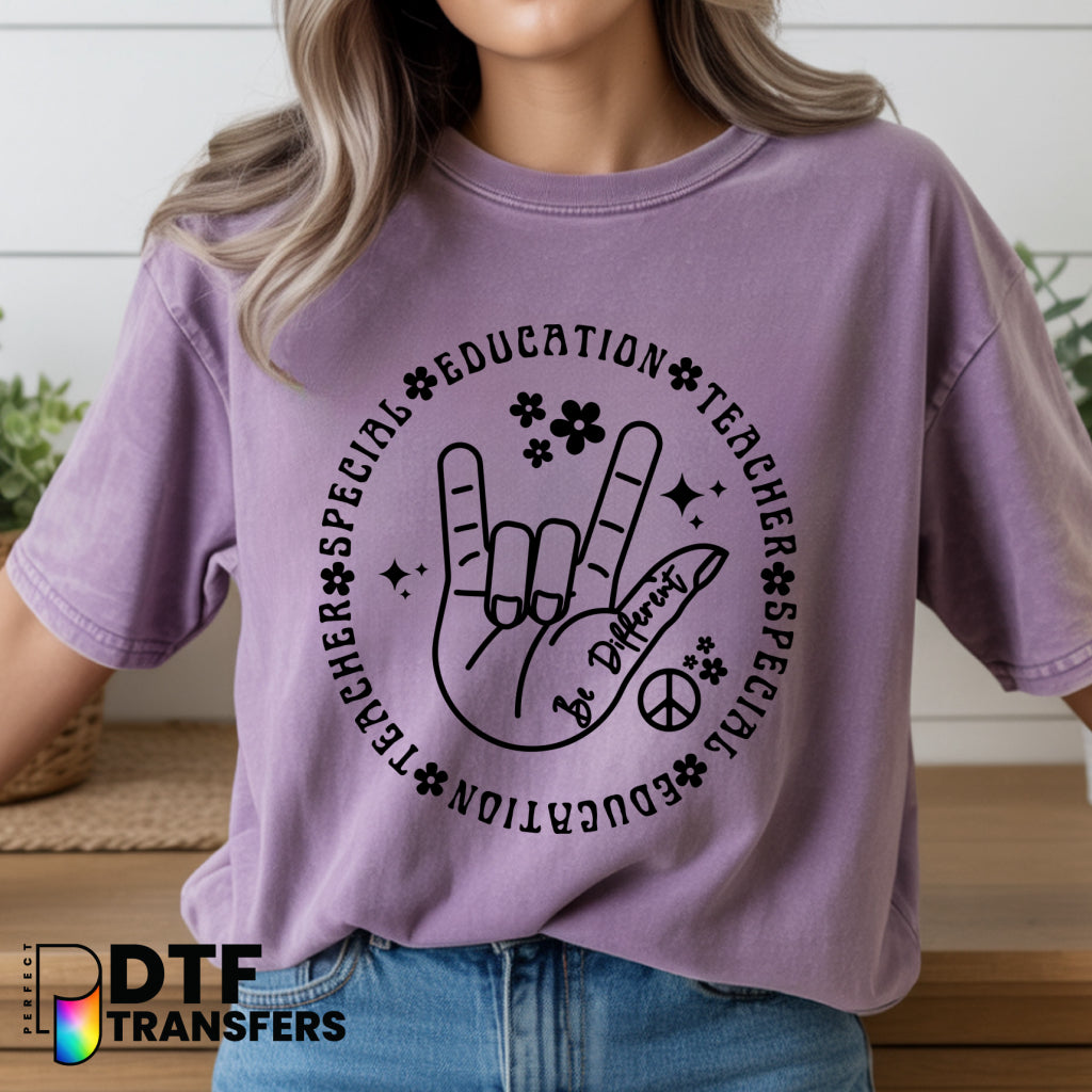 Be Different – Special Education DTF Transfer