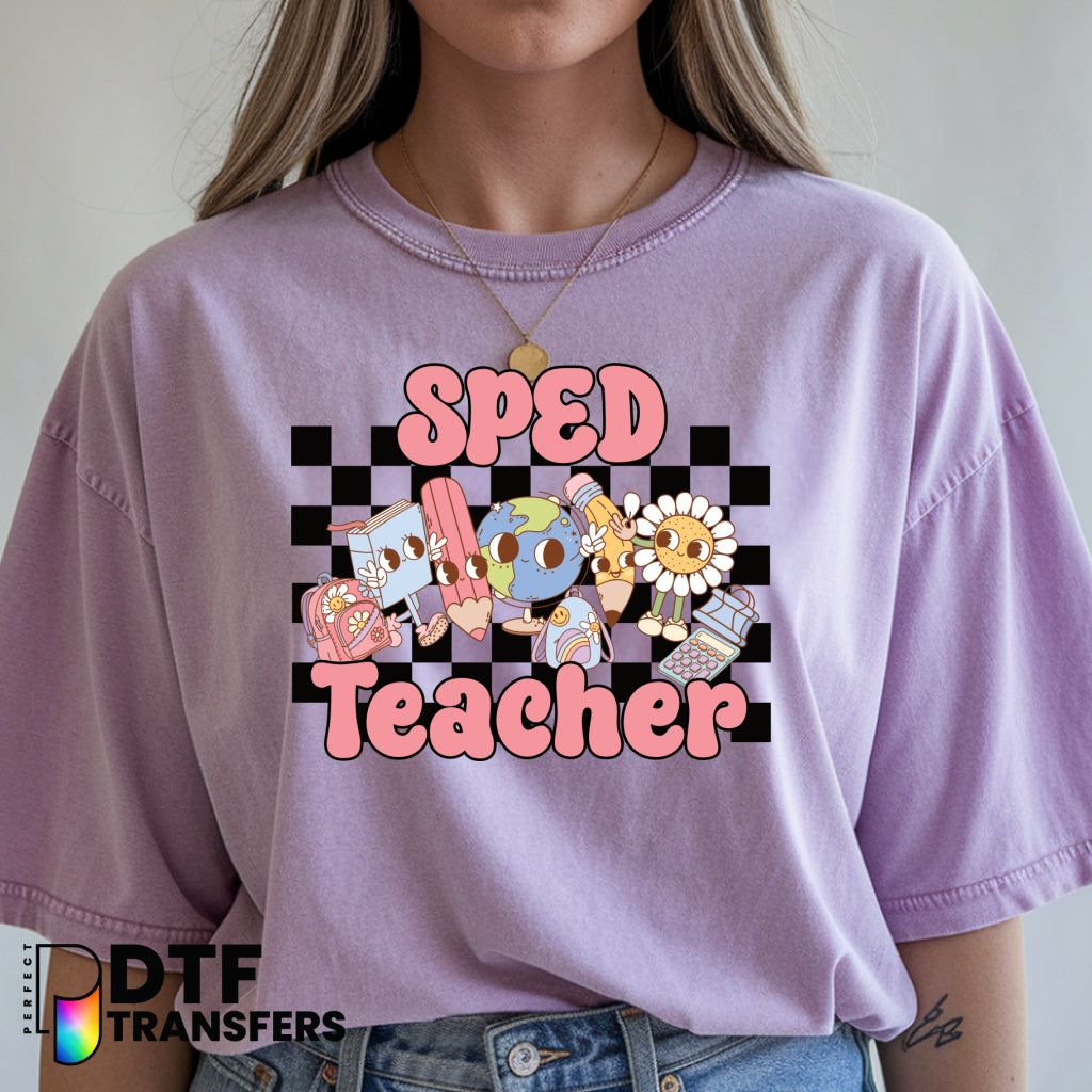 Retro SPED Teacher – Special Education DTF Transfer