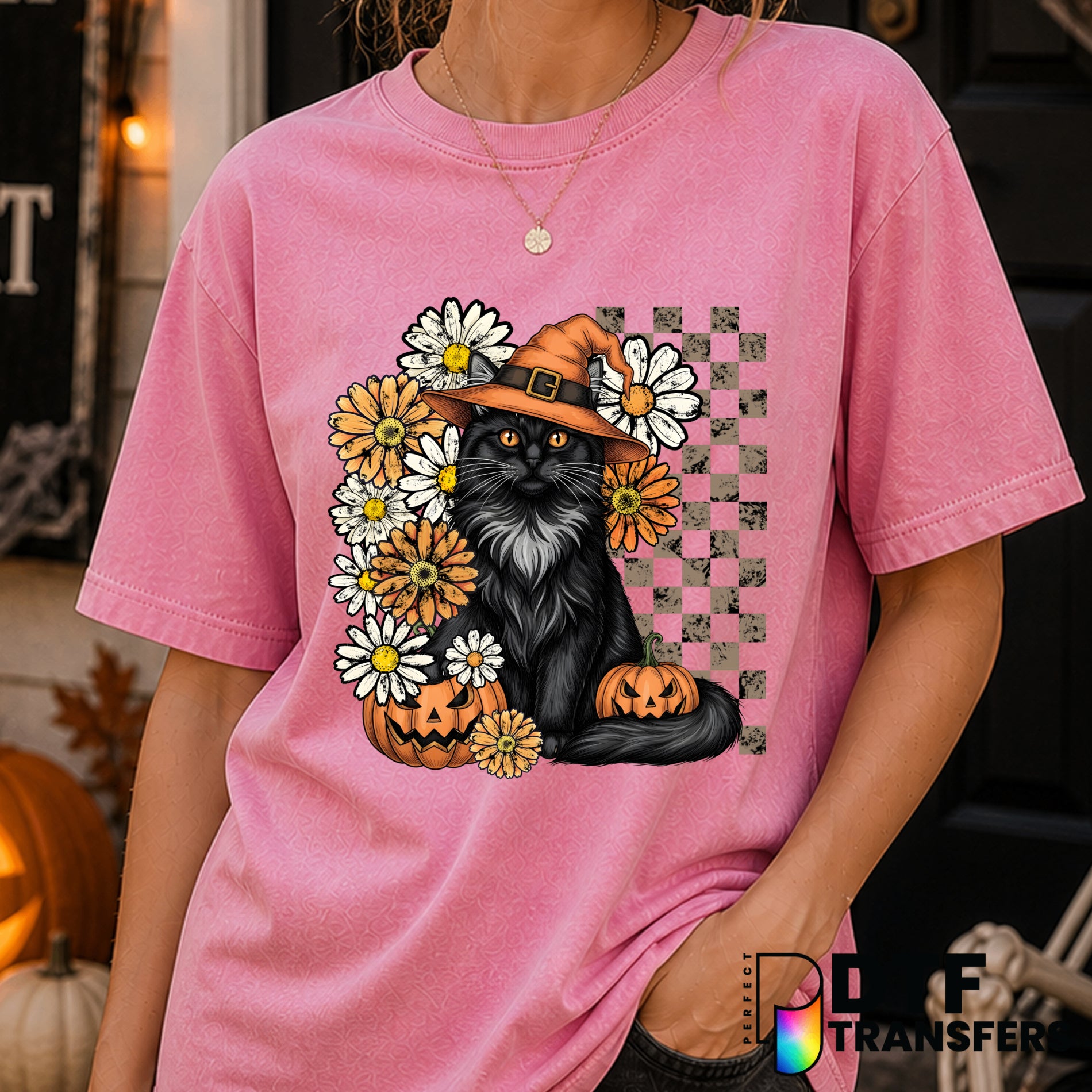 Halloween Black Cat – Halloween DTF Transfer
