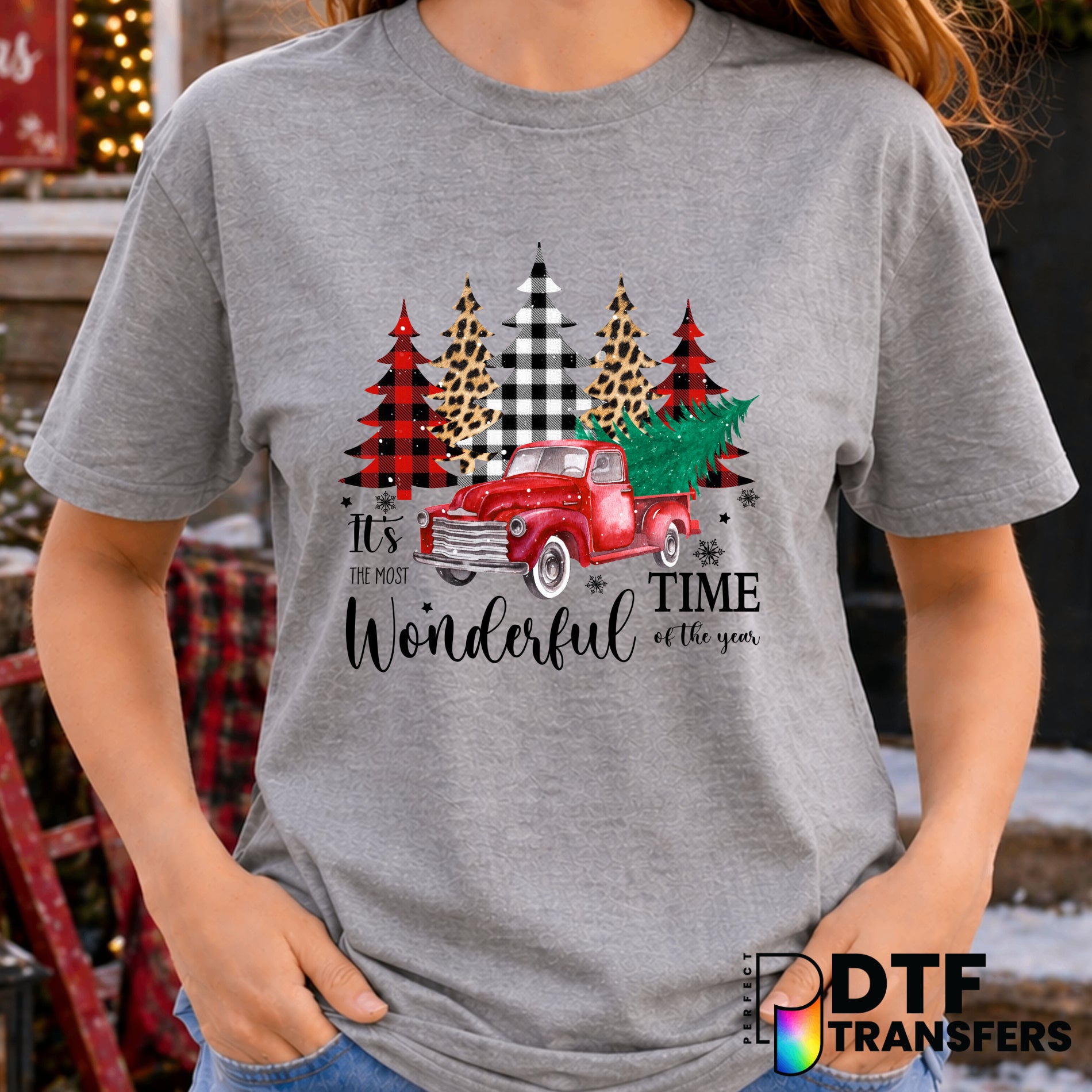 It's The Most Wonderful Time of The Year – Christmas DTF Transfer