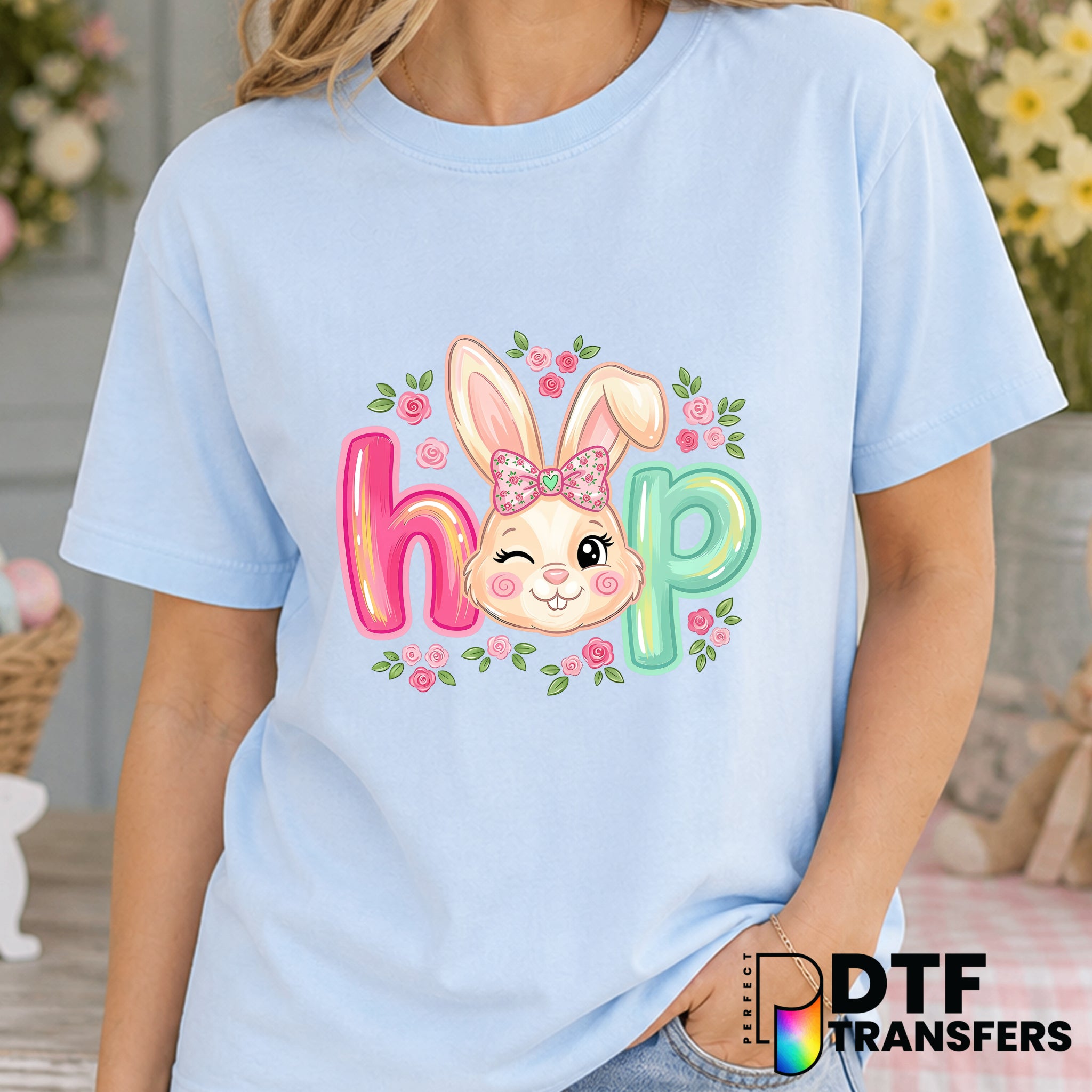 Happy Easter – Easter DTF Transfer