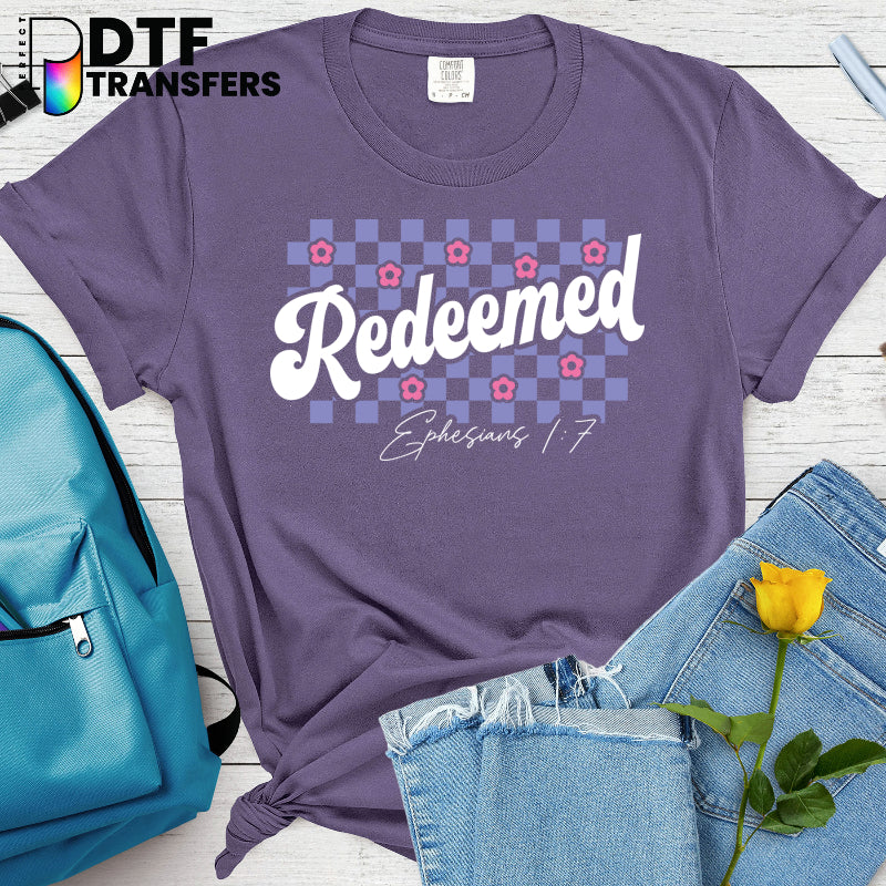 REDEEMED EPHESIANS 2:8-9 – Religious Teacher DTF Transfer