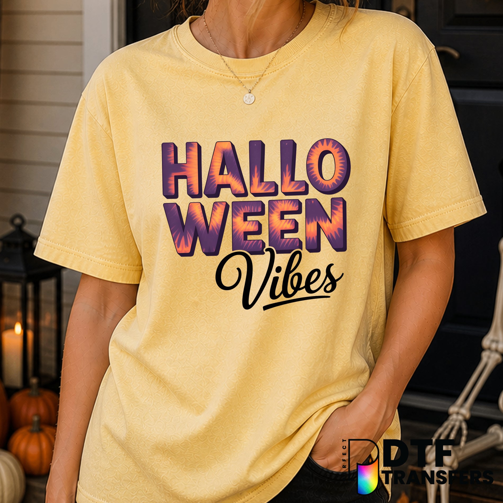 Halloween Vibes – Halloween DTF Transfer