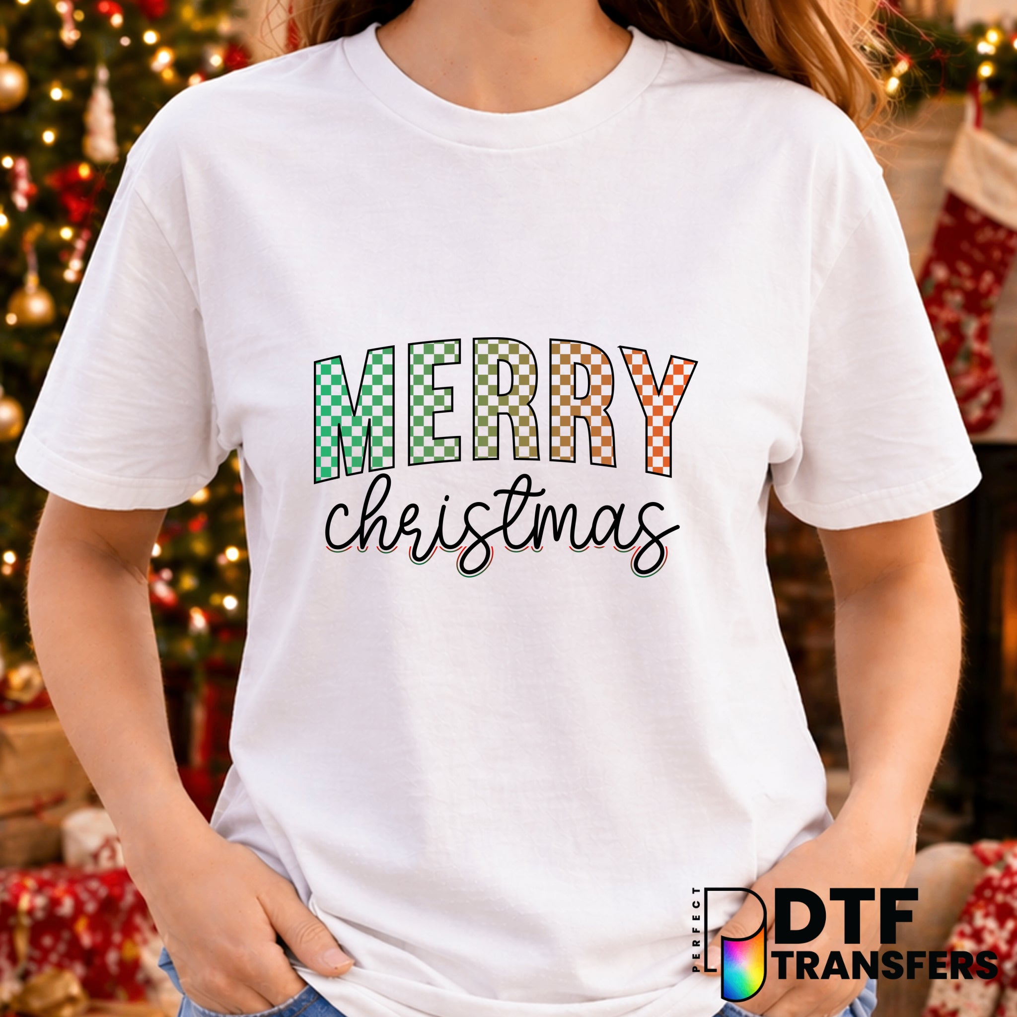 Merry Christmas – Christmas DTF Transfer