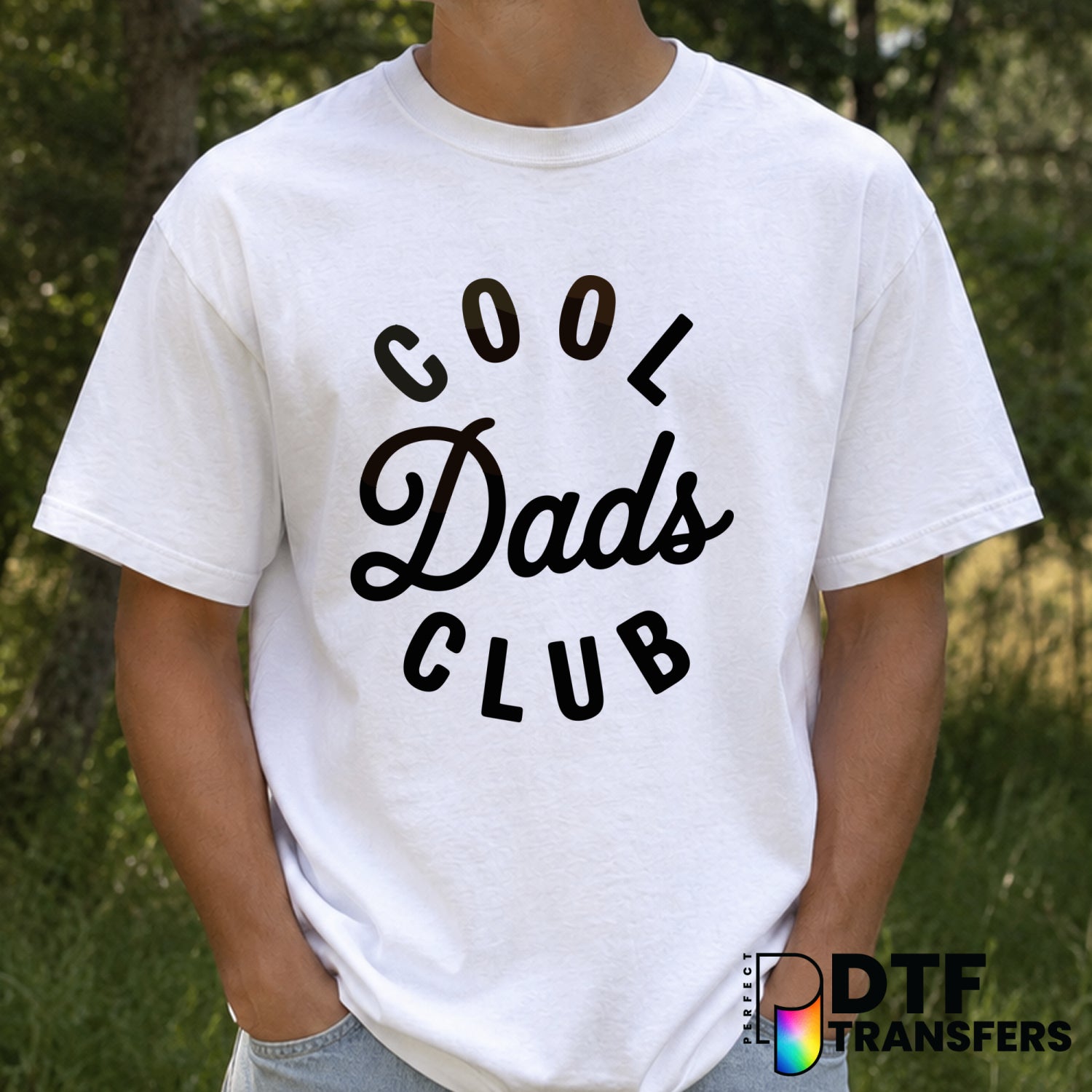 Cool Dads Club Husband Father – Father's Day DTF Transfer (view 2 of 2) – by Perfect DTF Transfers – Premade DTF Transfers...