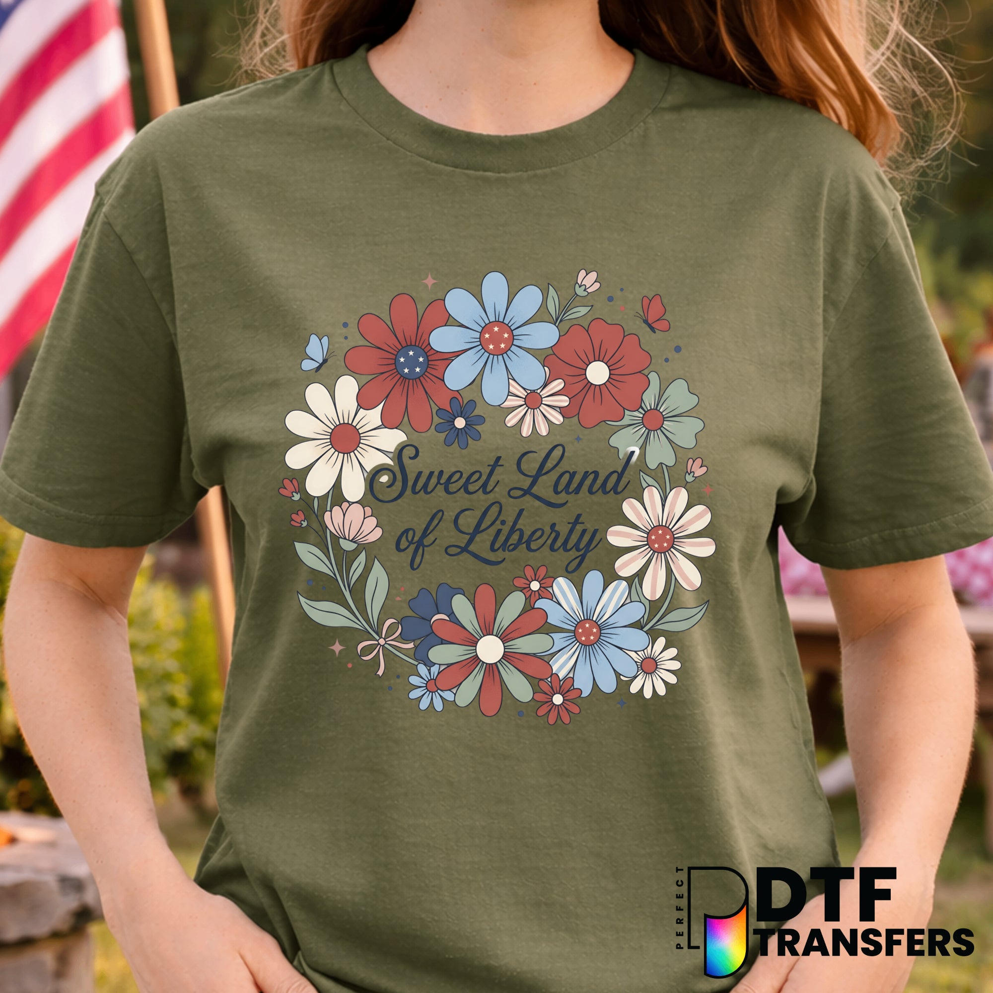 Sweet Land Of Liberty – Fourth of July DTF Transfer