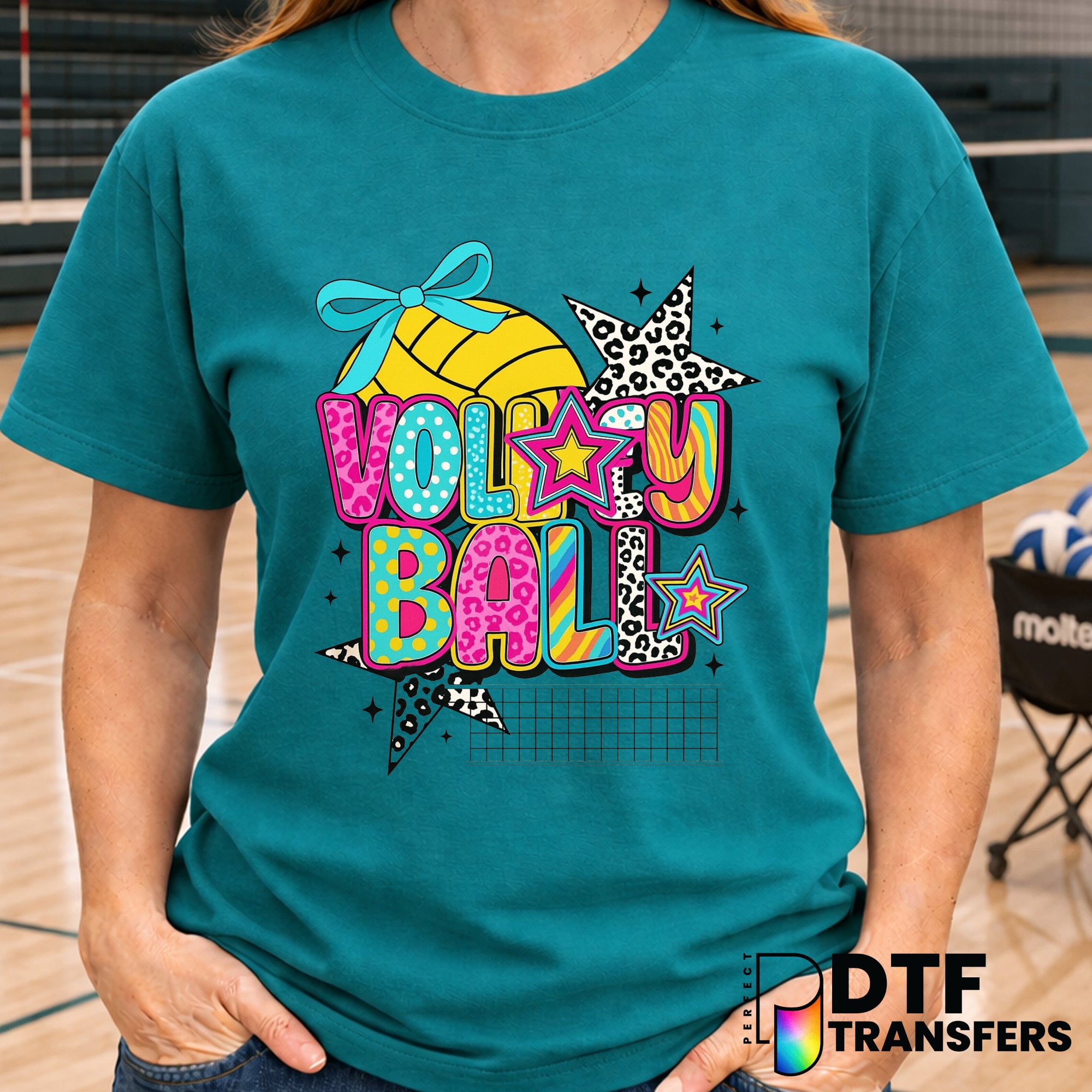 VOLLEYBALL MOM – Volleyball DTF Transfer