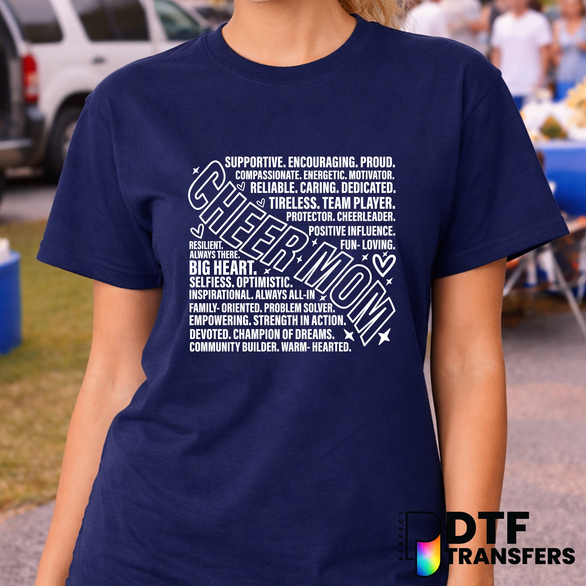 Cheer Mom – Cheerleading DTF Transfer