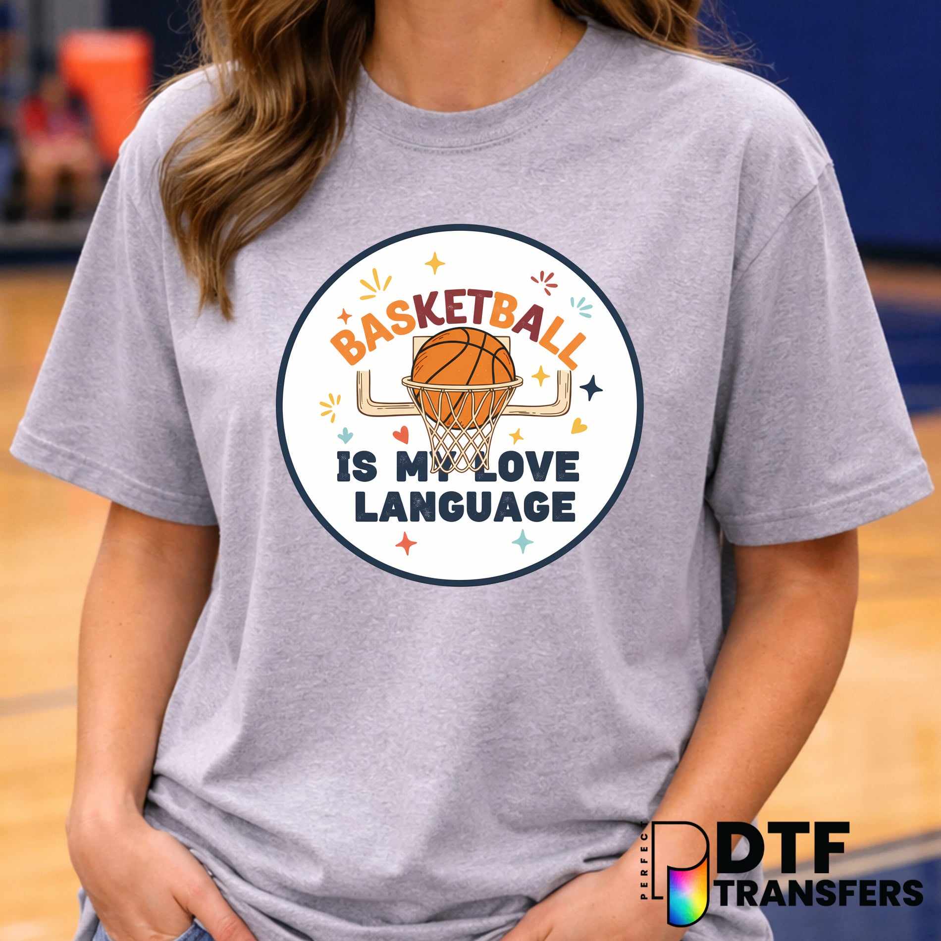 BASKETBALL is my LOVE LANGUAGE – Basketball DTF Transfer