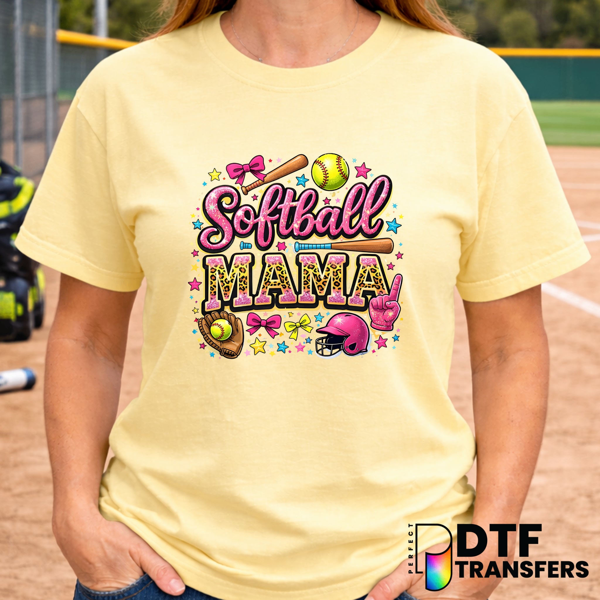 Softball Mama – Softball DTF Transfer