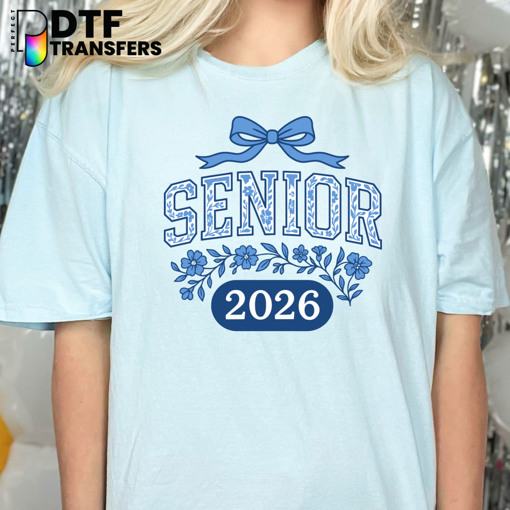 SENIOR 2026 Floral Graduation – Teacher DTF Transfer