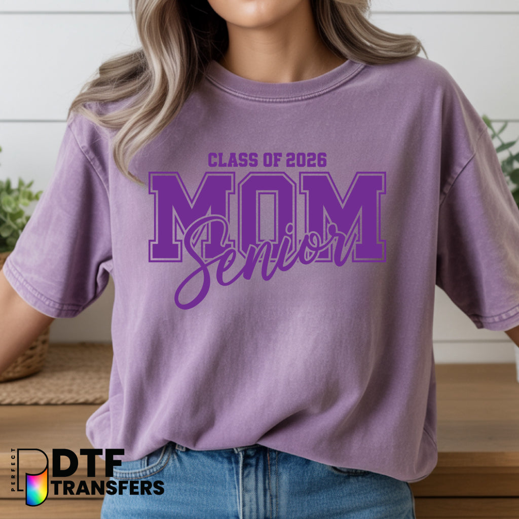 Class of 2026 Senior Mom Graduation Teacher DTF Transfer