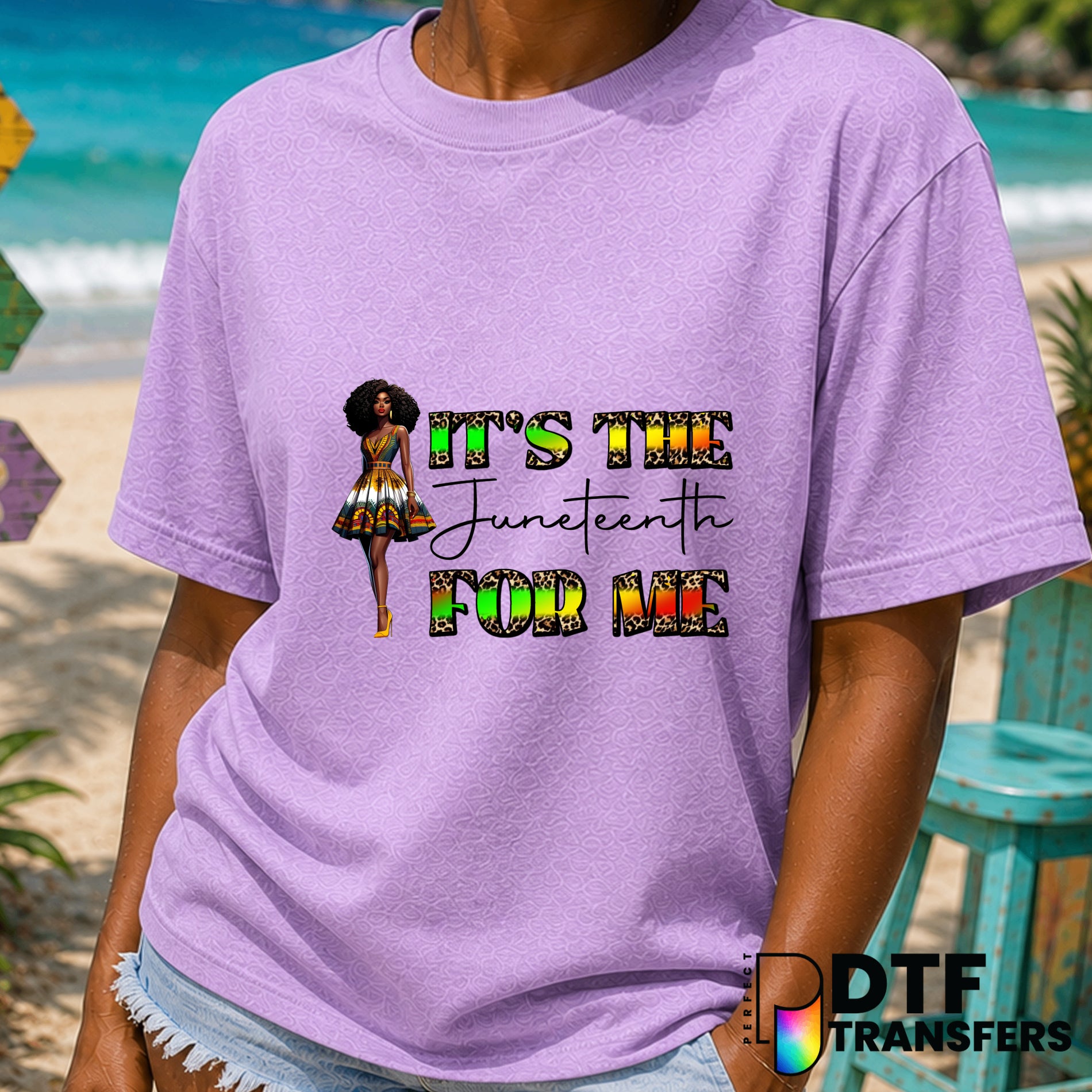 It's The Juneteenth For Me Black Queen – Black History Month DTF Transfer