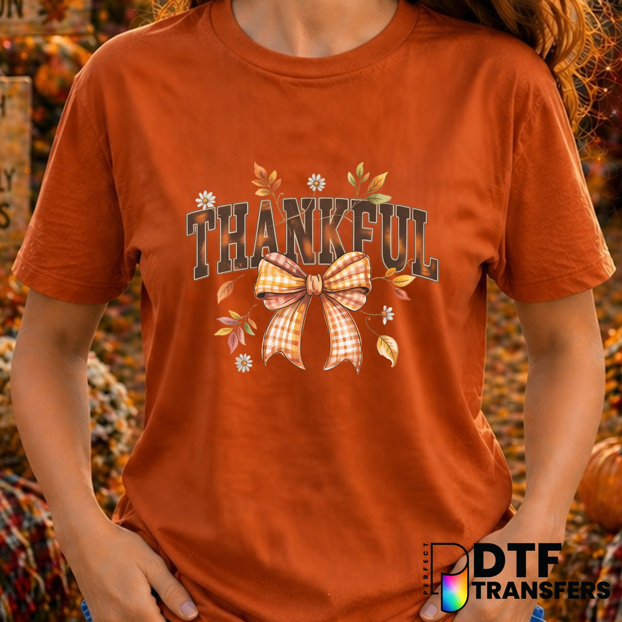 Thankful – Thanksgiving DTF Transfer