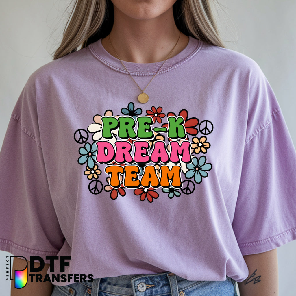 Pre-K Dream Team – Teacher DTF Transfer