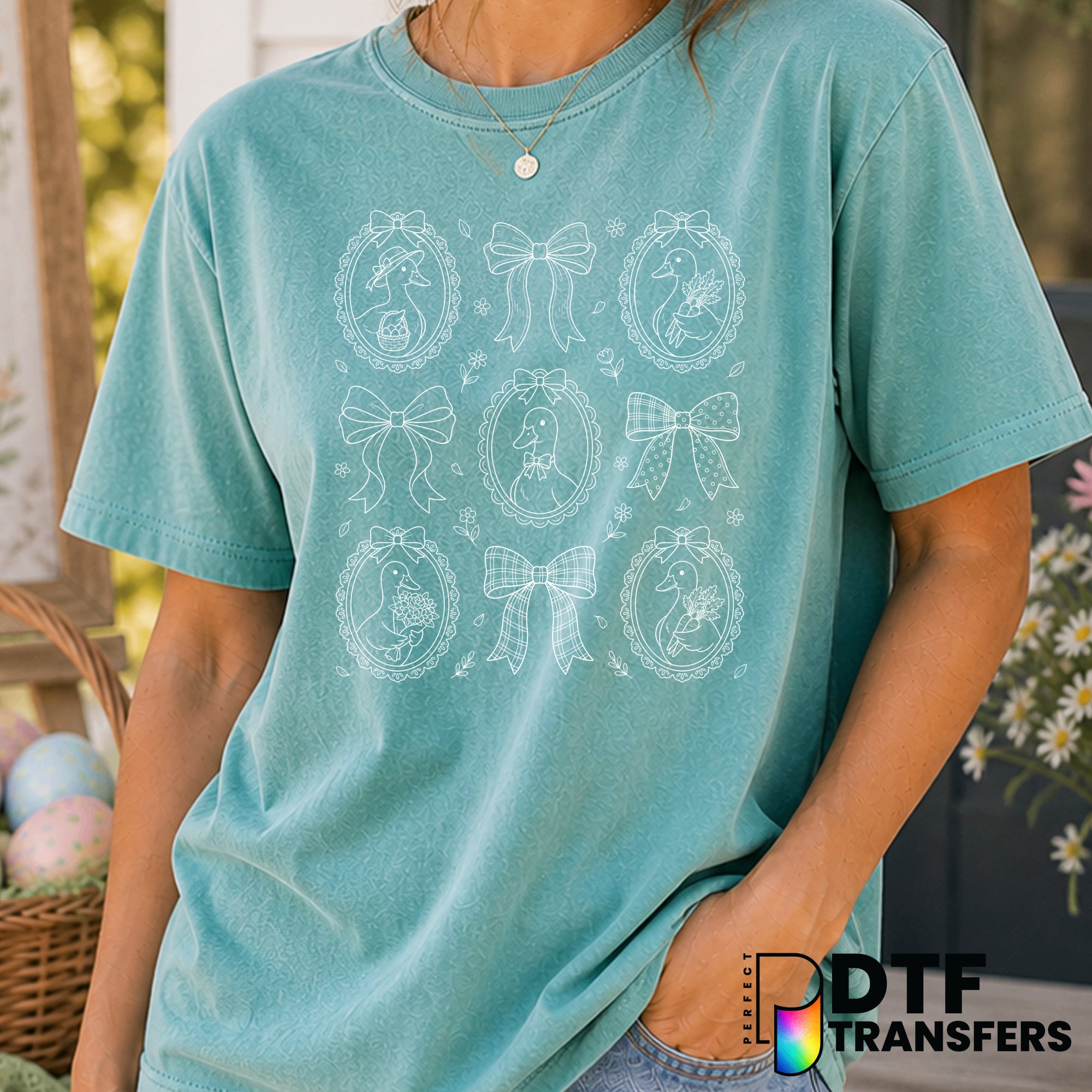 Vintage Easter Goose – Easter DTF Transfer