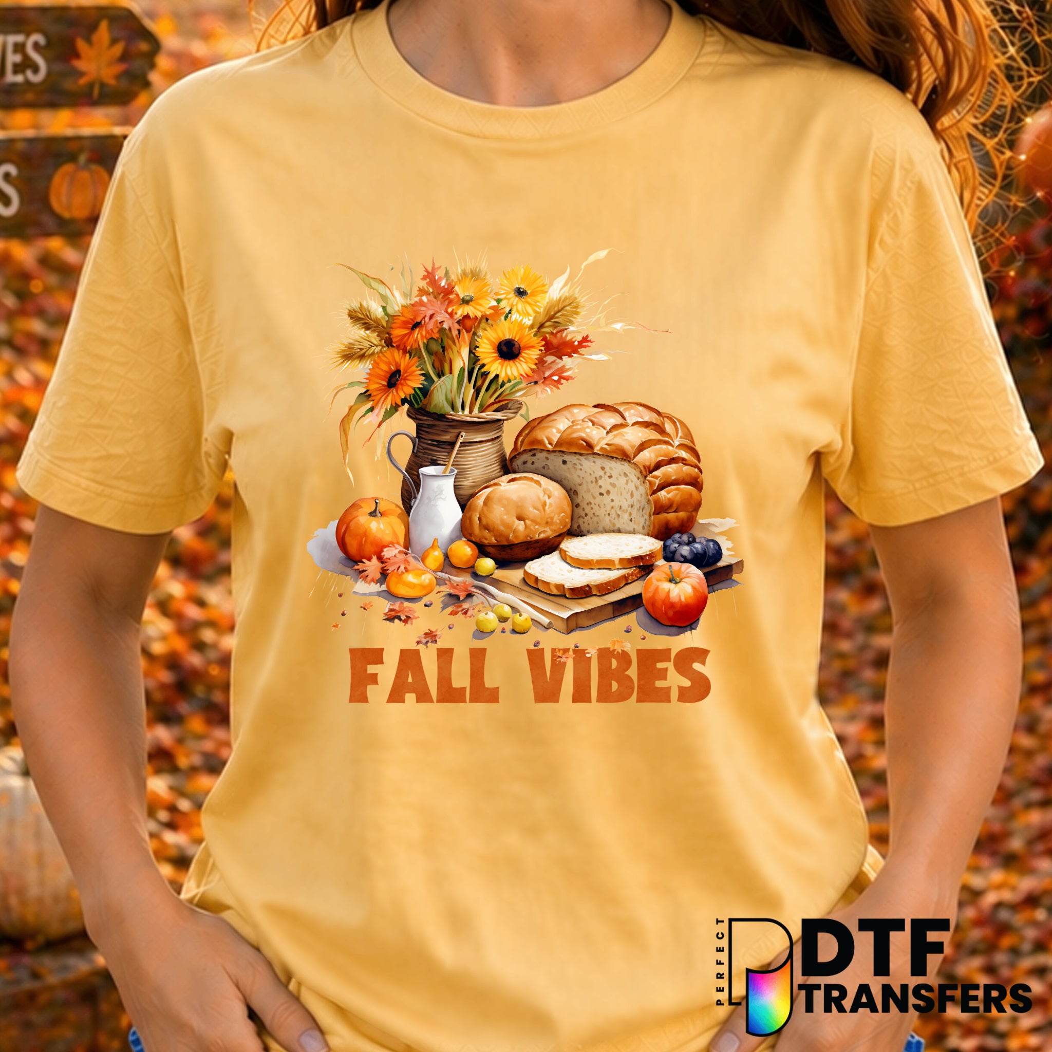 Fall Vibes – Thanksgiving DTF Transfer