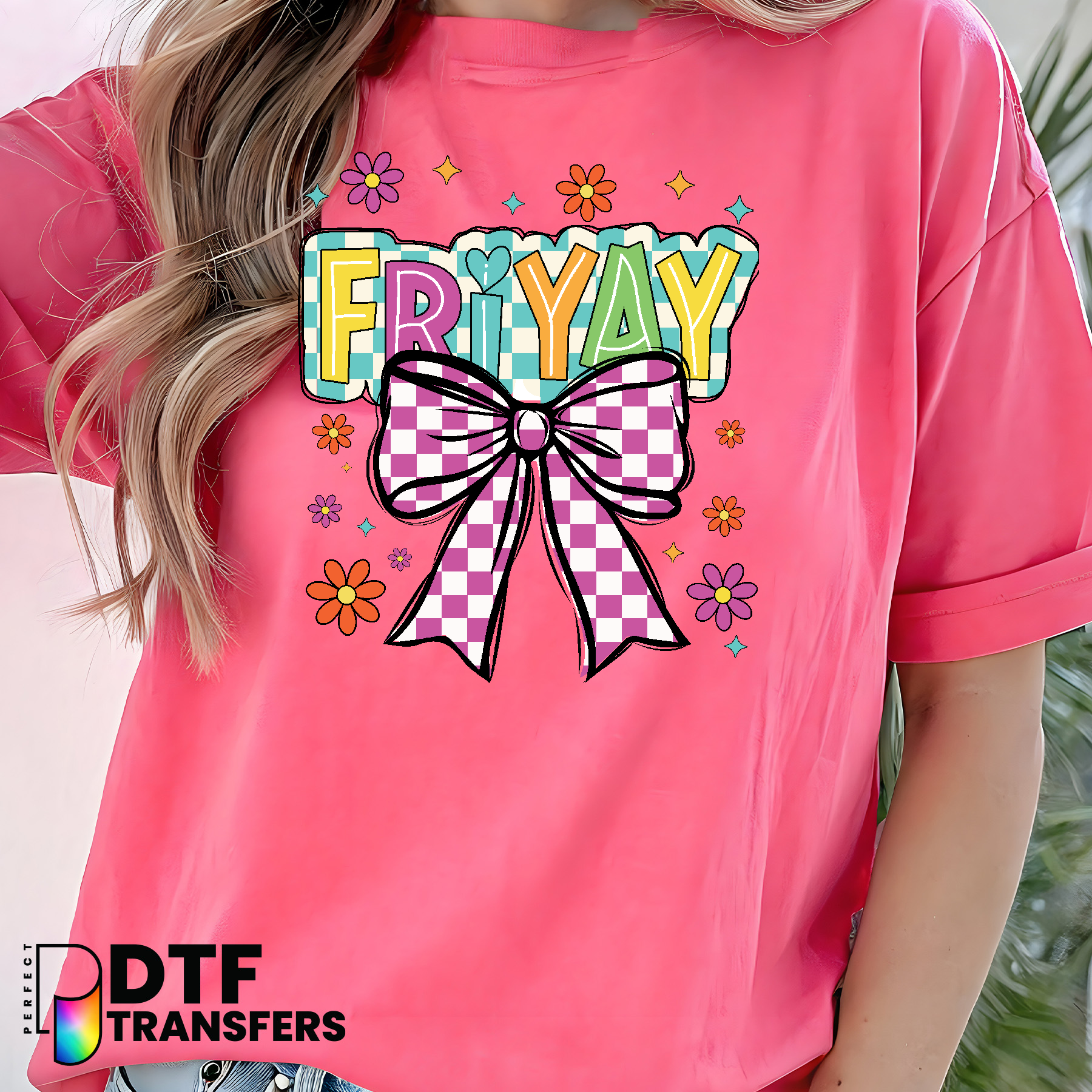 Retro FriYAY - Teacher – Teacher DTF Transfer