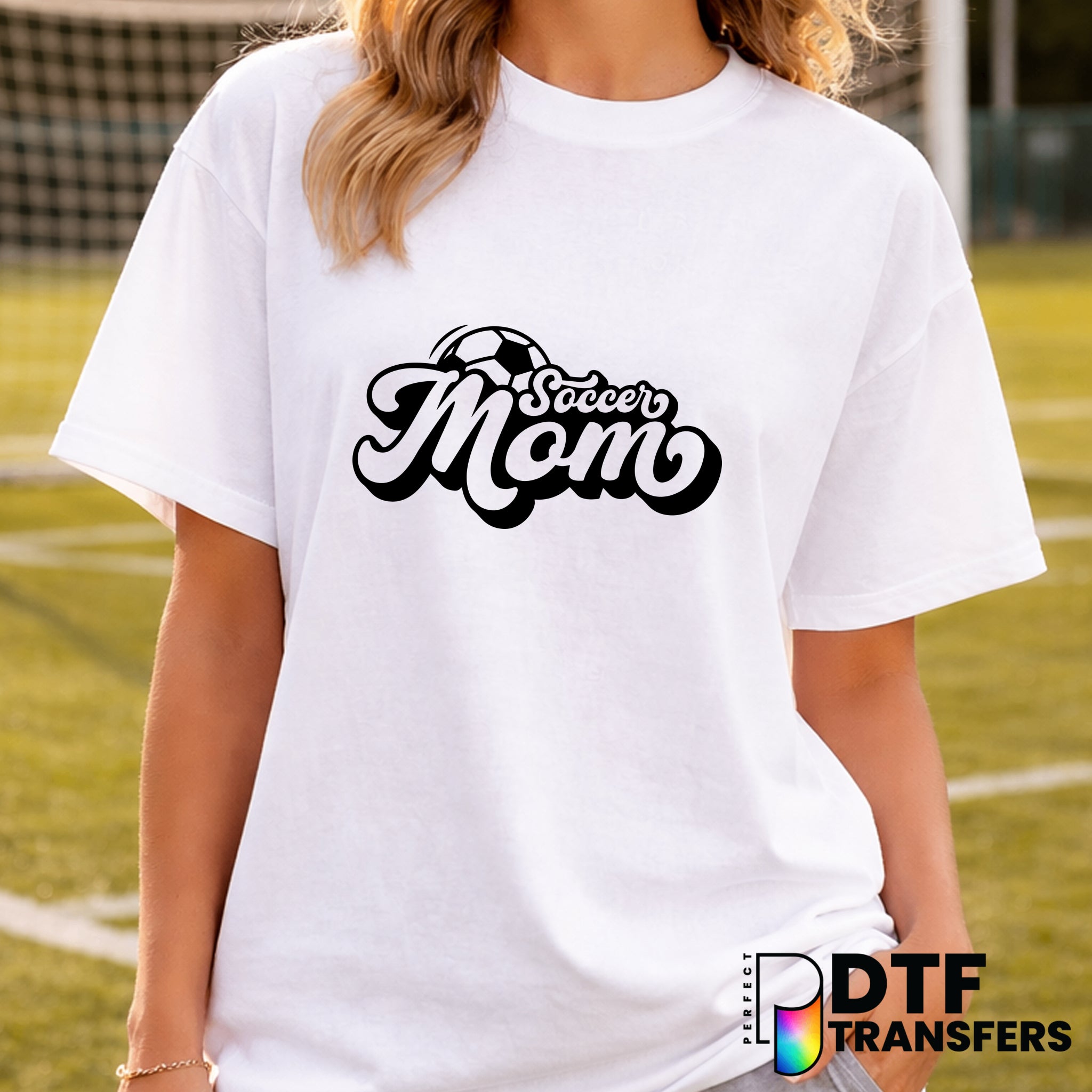 Soccer Mom – Soccer DTF Transfer