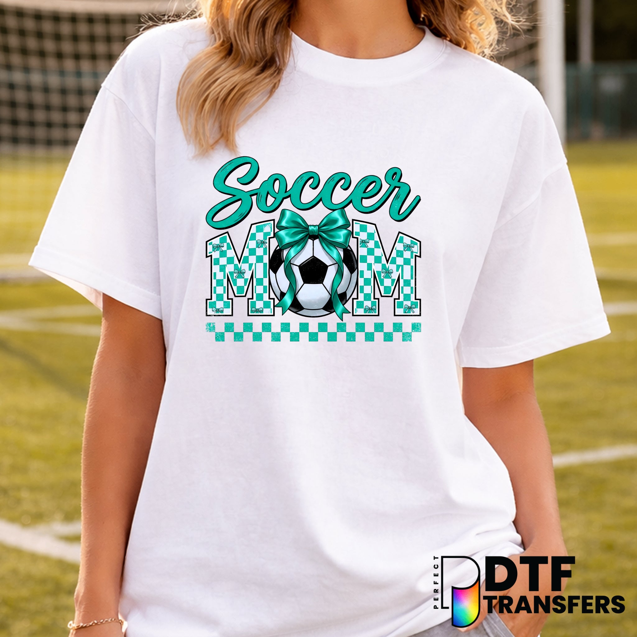 SOCCER MOM – Soccer DTF Transfer