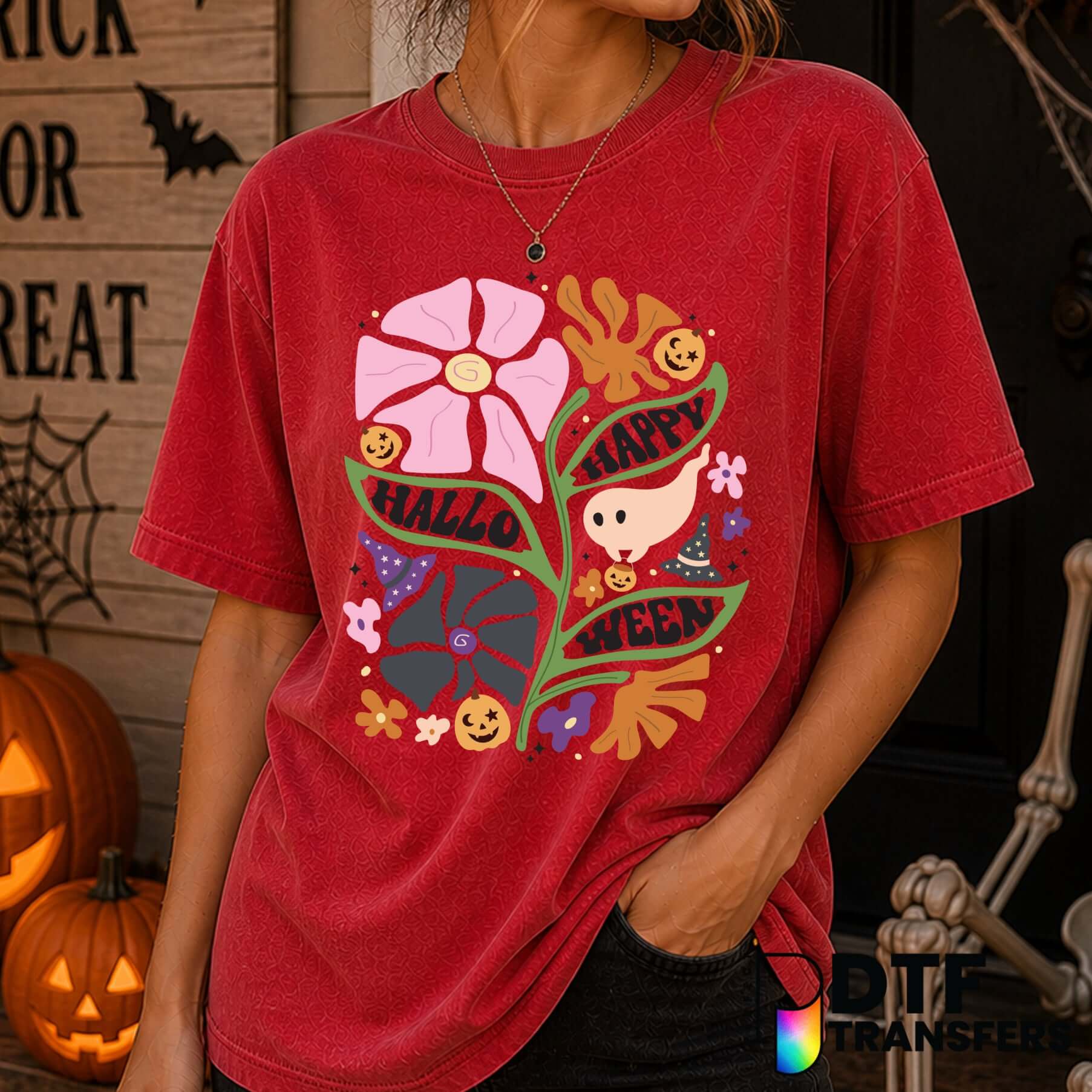 BOHO HAPPY HALLOWEEN – Halloween DTF Transfer