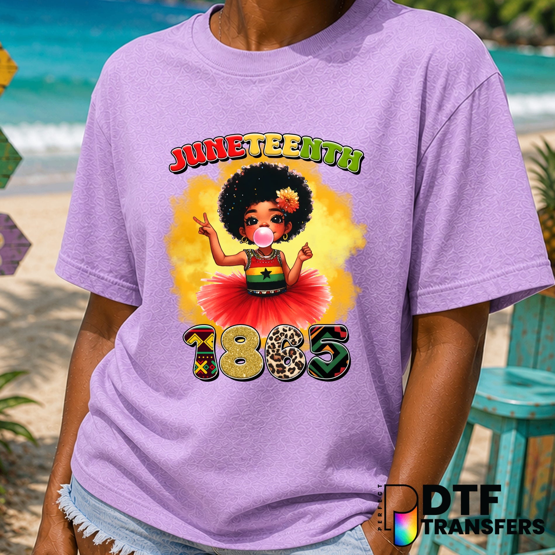 Juneteenth 1865 – Black History Month DTF Transfer